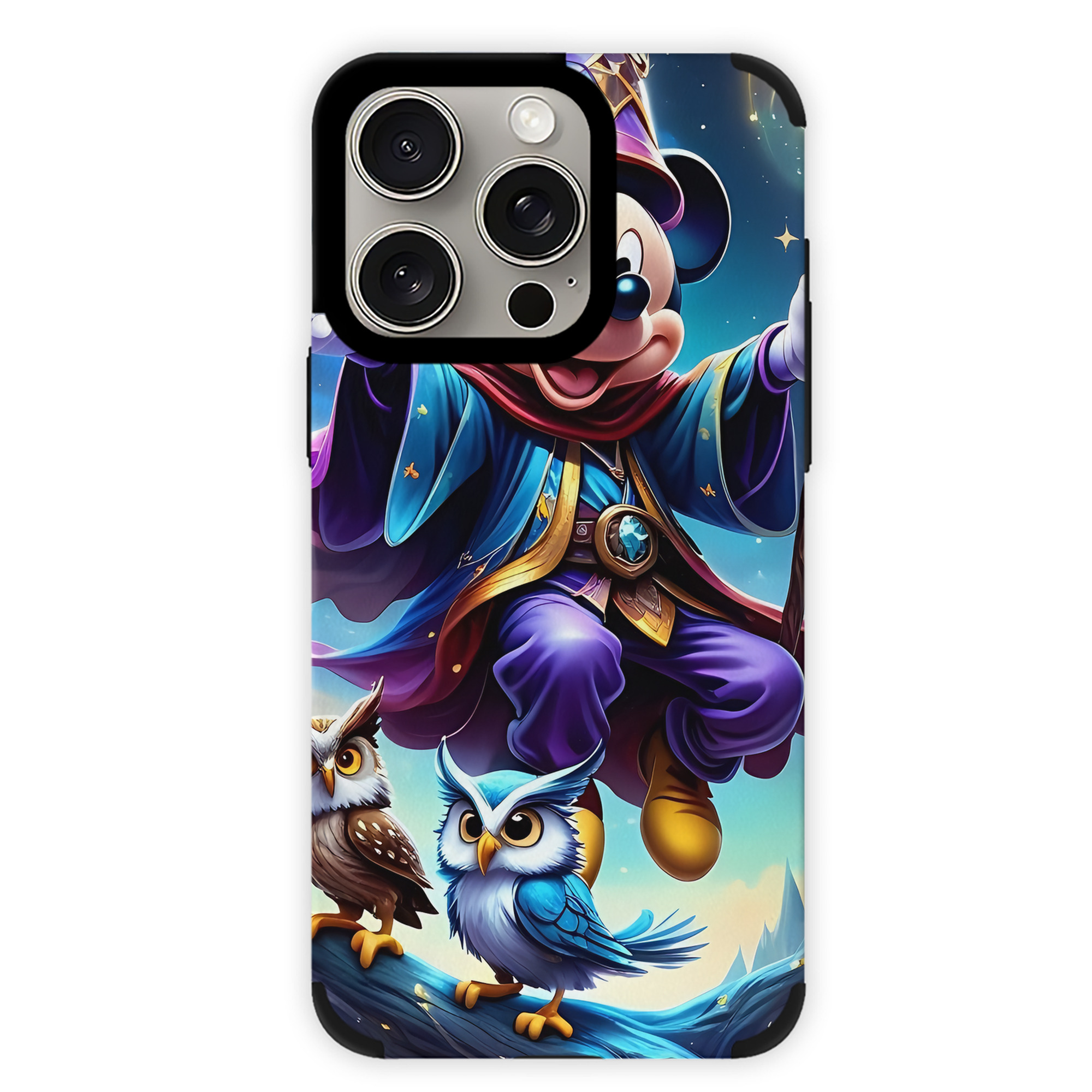 （画像用） ミッキーマウス Mickey Mouse 【iPhone15ProMax対応】 PUレザー スマホケース 耐衝撃＆黄変防止