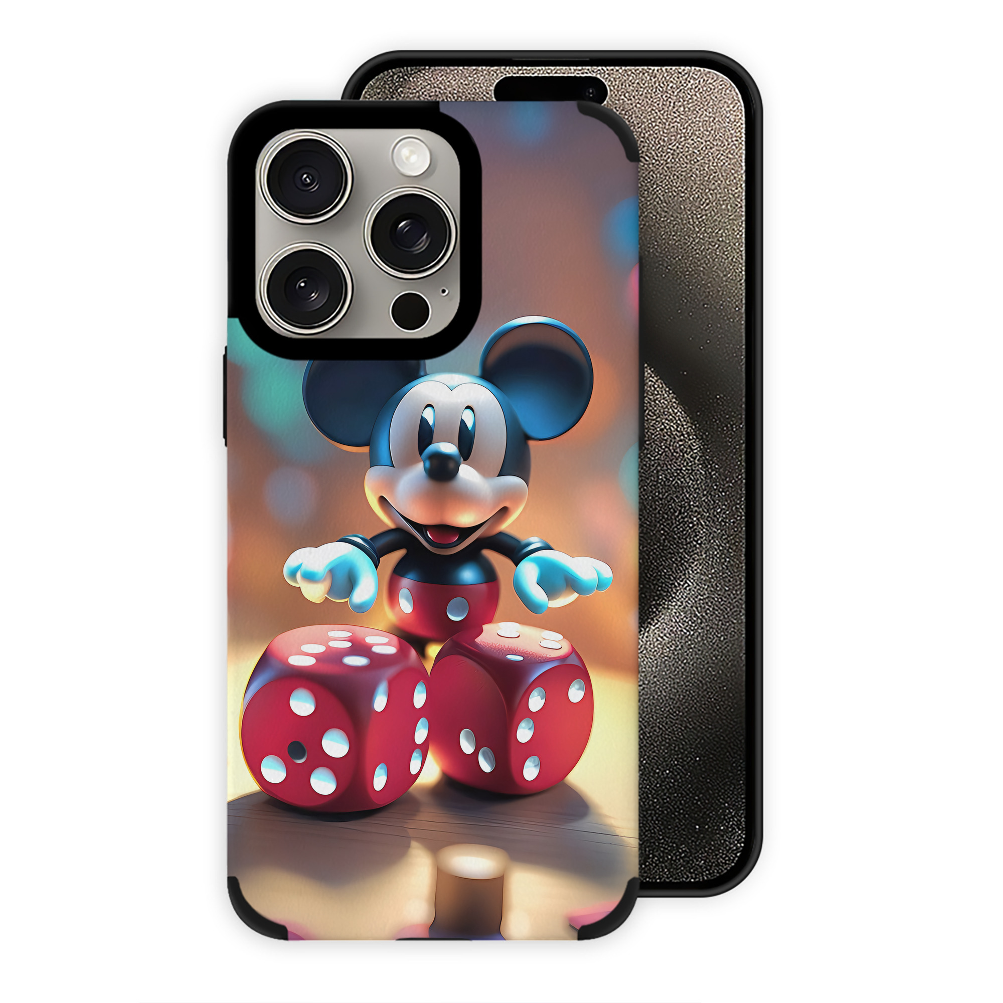 （画像用） ミッキーマウス Mickey Mouse 【iPhone15ProMax対応】 PUレザー スマホケース 耐衝撃＆黄変防止