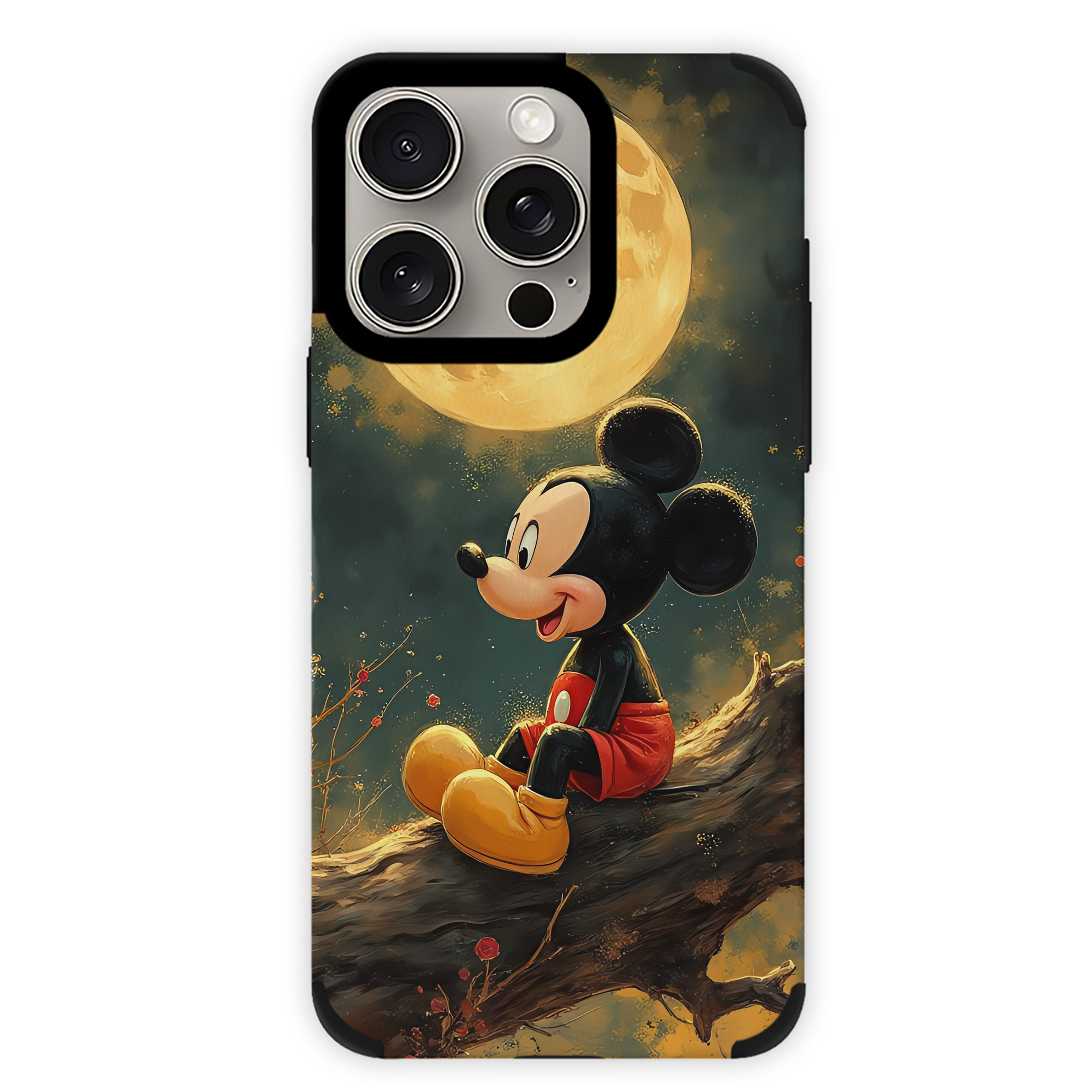 （画像用） ミッキーマウス Mickey Mouse 【iPhone15ProMax対応】 PUレザー スマホケース 耐衝撃＆黄変防止