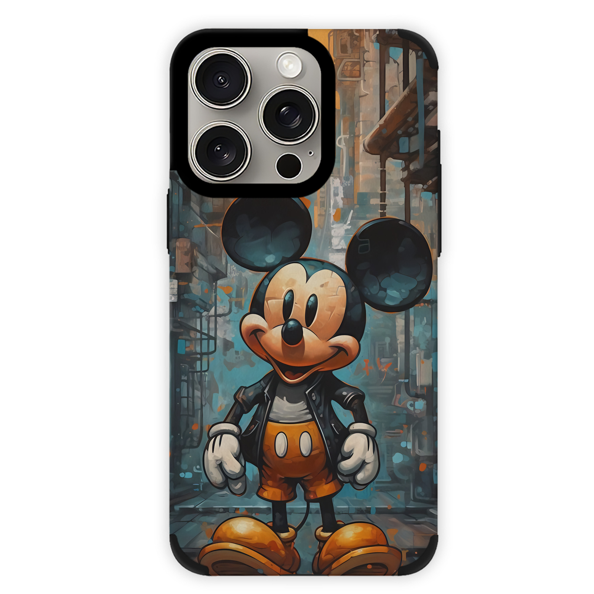 （画像用） ミッキーマウス Mickey Mouse 【iPhone15ProMax対応】 PUレザー スマホケース 耐衝撃＆黄変防止