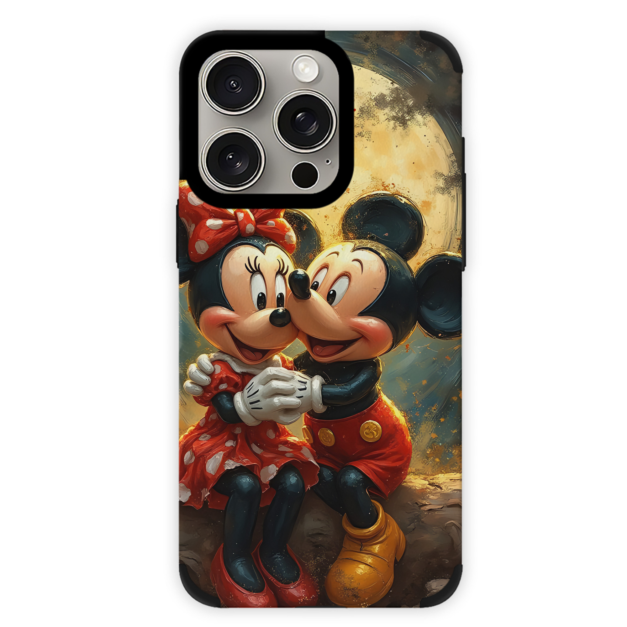 （画像用） ミッキーマウス Mickey Mouse 【iPhone15ProMax対応】 PUレザー スマホケース 耐衝撃＆黄変防止