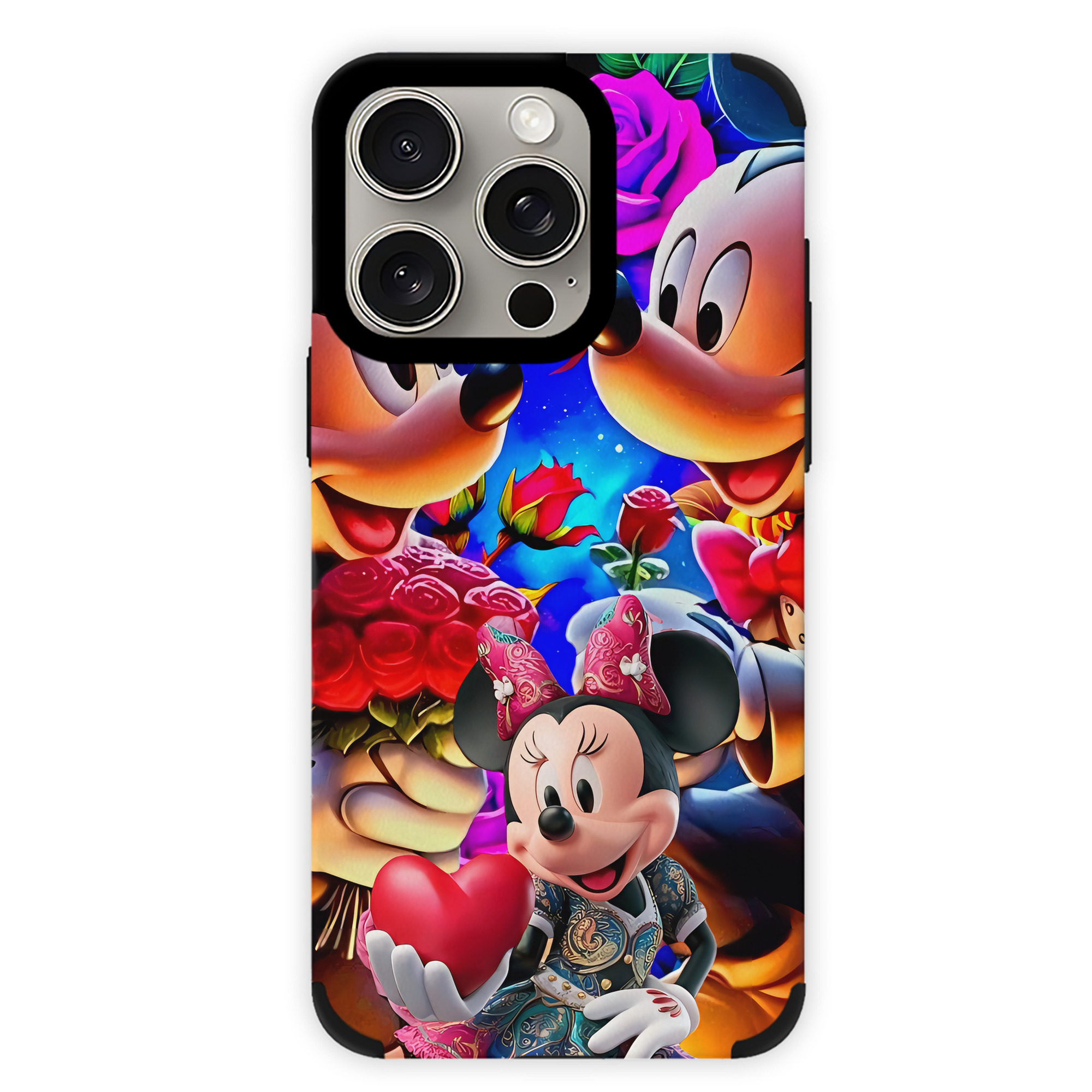 （画像用） ミッキーマウス Mickey Mouse 【iPhone15ProMax対応】 PUレザー スマホケース 耐衝撃＆黄変防止