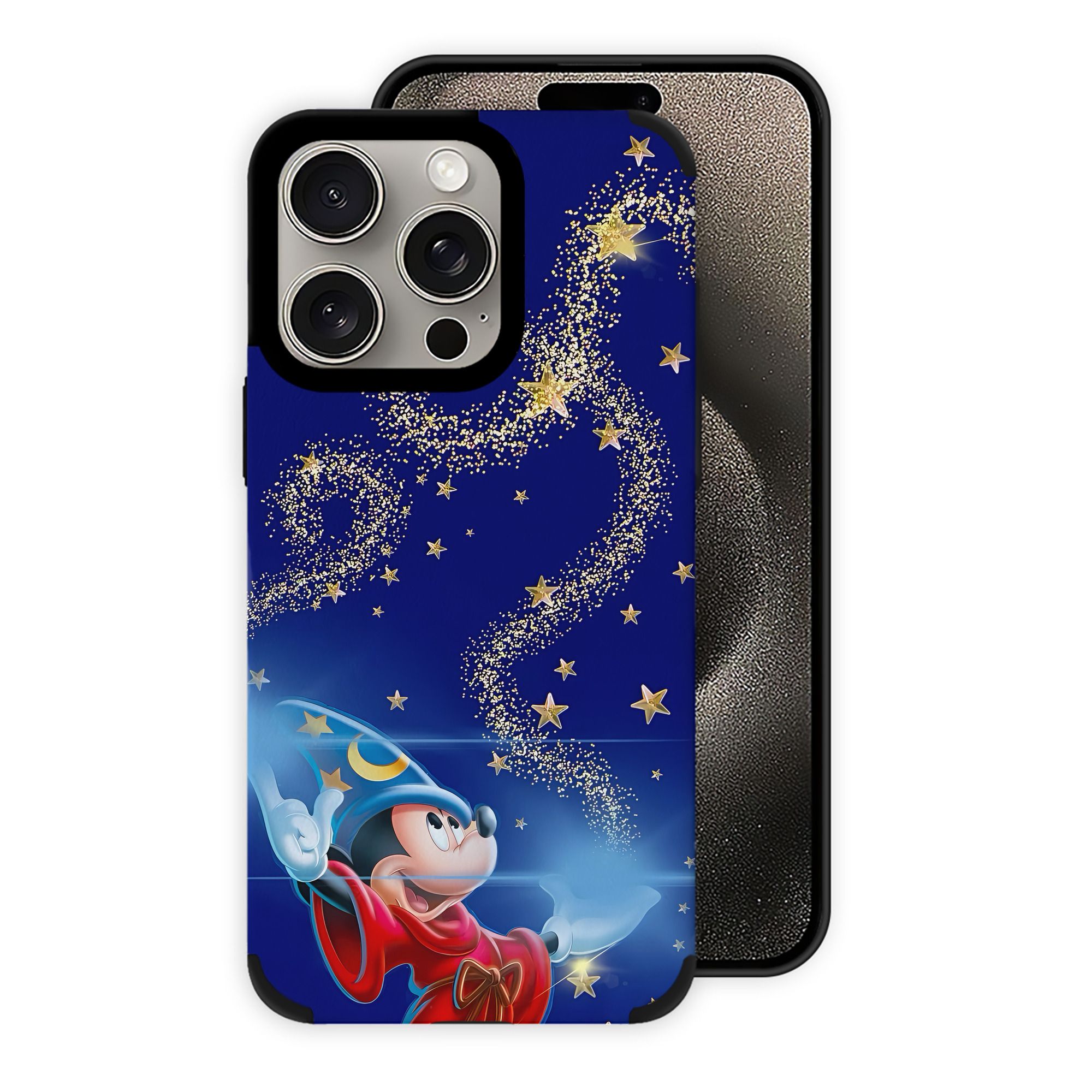 （画像用） ミッキーマウス Mickey Mouse 【iPhone15ProMax対応】 PUレザー スマホケース 耐衝撃＆黄変防止