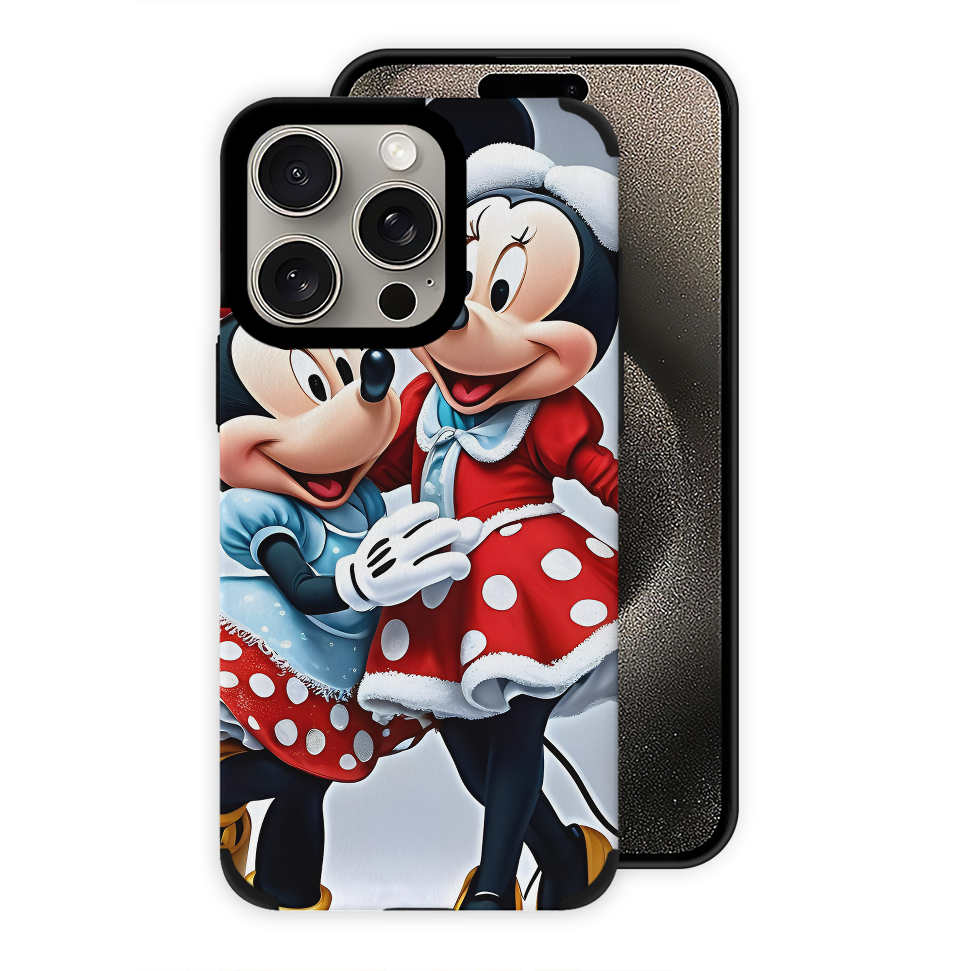 （画像用） ミッキーマウス Mickey Mouse 【iPhone15ProMax対応】 PUレザー スマホケース 耐衝撃＆黄変防止