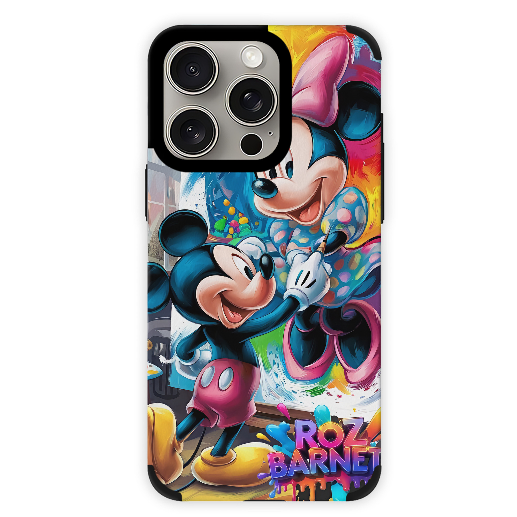 （画像用） ミッキーマウス Mickey Mouse 【iPhone15ProMax対応】 PUレザー スマホケース 耐衝撃＆黄変防止