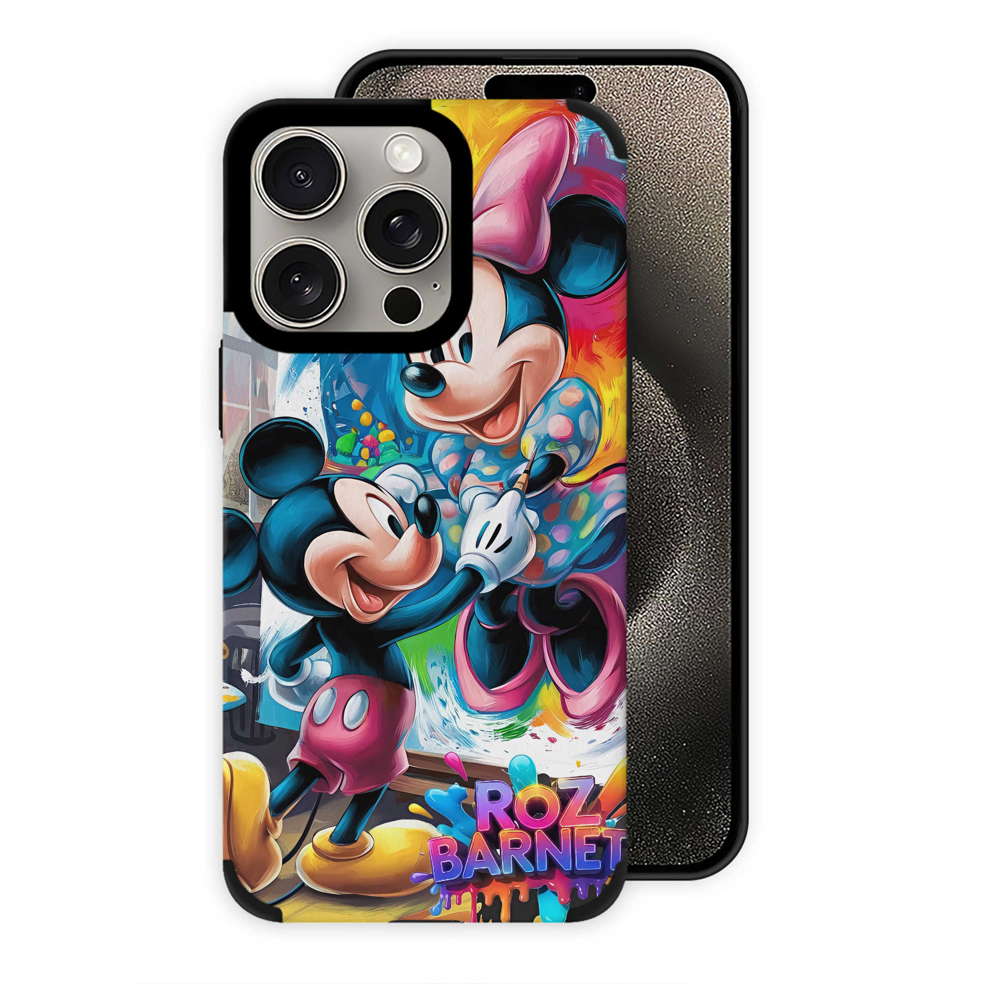 （画像用） ミッキーマウス Mickey Mouse 【iPhone15ProMax対応】 PUレザー スマホケース 耐衝撃＆黄変防止