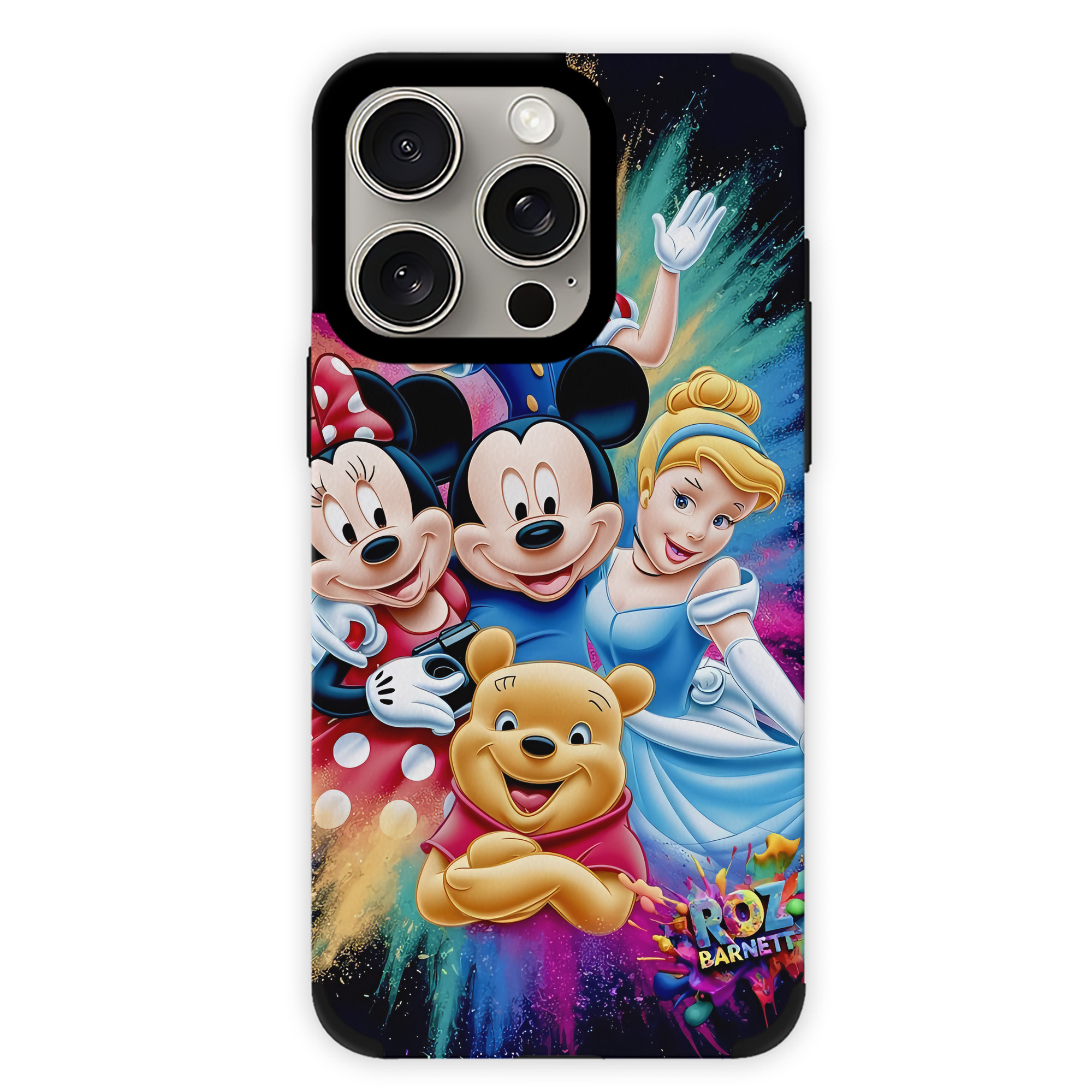 （画像用） ミッキーマウス Mickey Mouse 【iPhone15ProMax対応】 PUレザー スマホケース 耐衝撃＆黄変防止