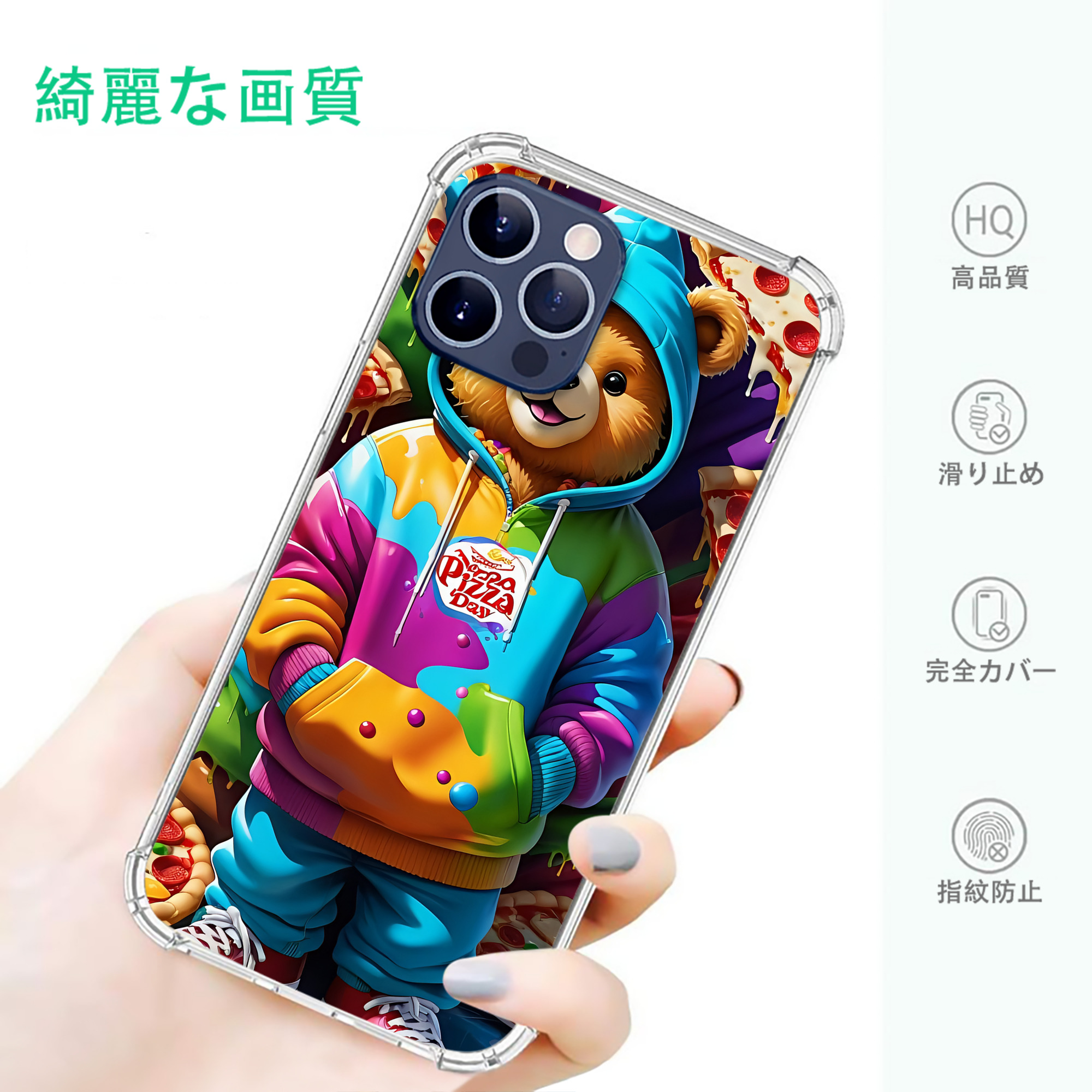 ミッキーマウス Mickey Mouse 【iPhone 12シリーズ対応】透明スマホケース（クリアソフトケース）