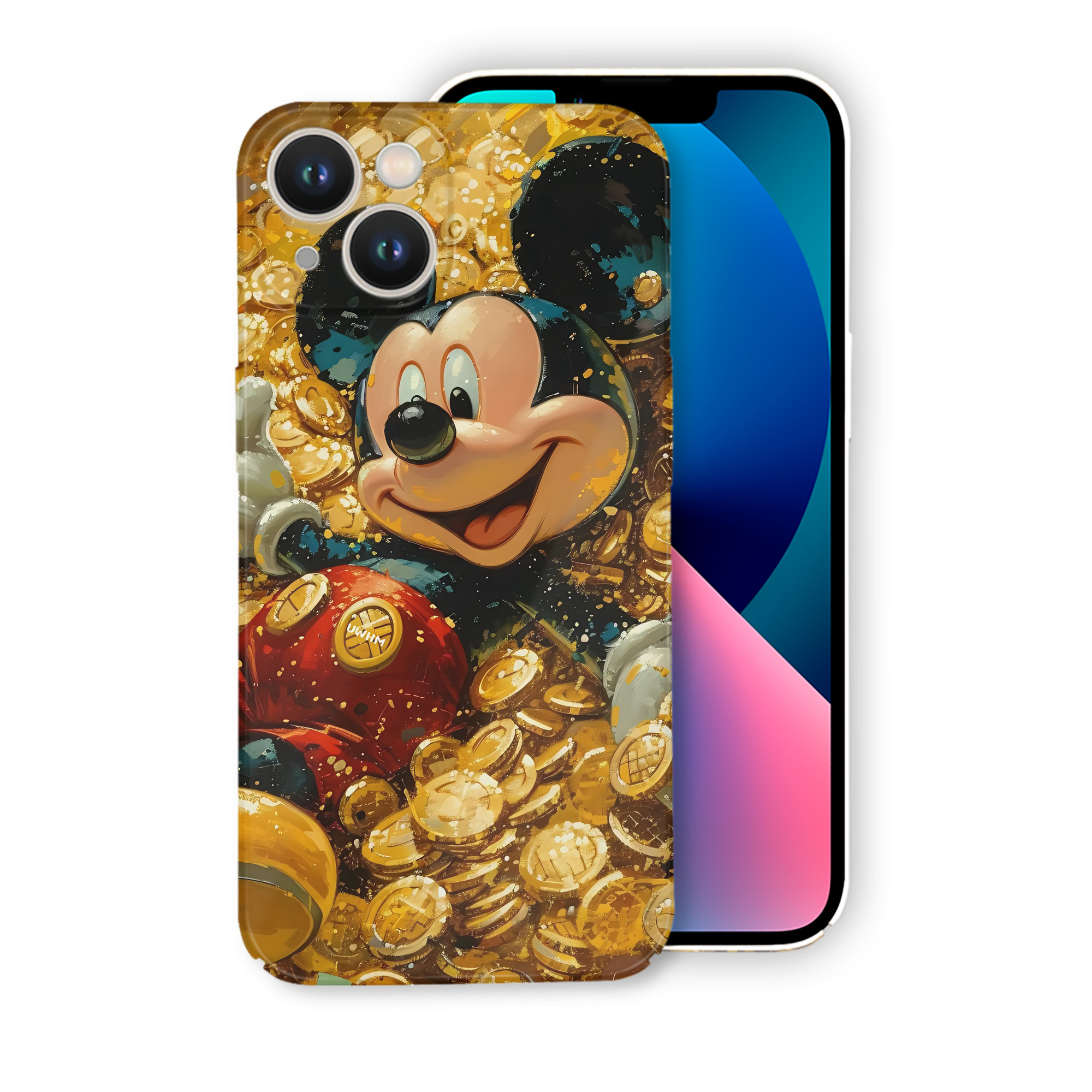（画像用） ミッキーマウス Mickey Mouse 【iPhone 14シリーズ対応】ハードケース