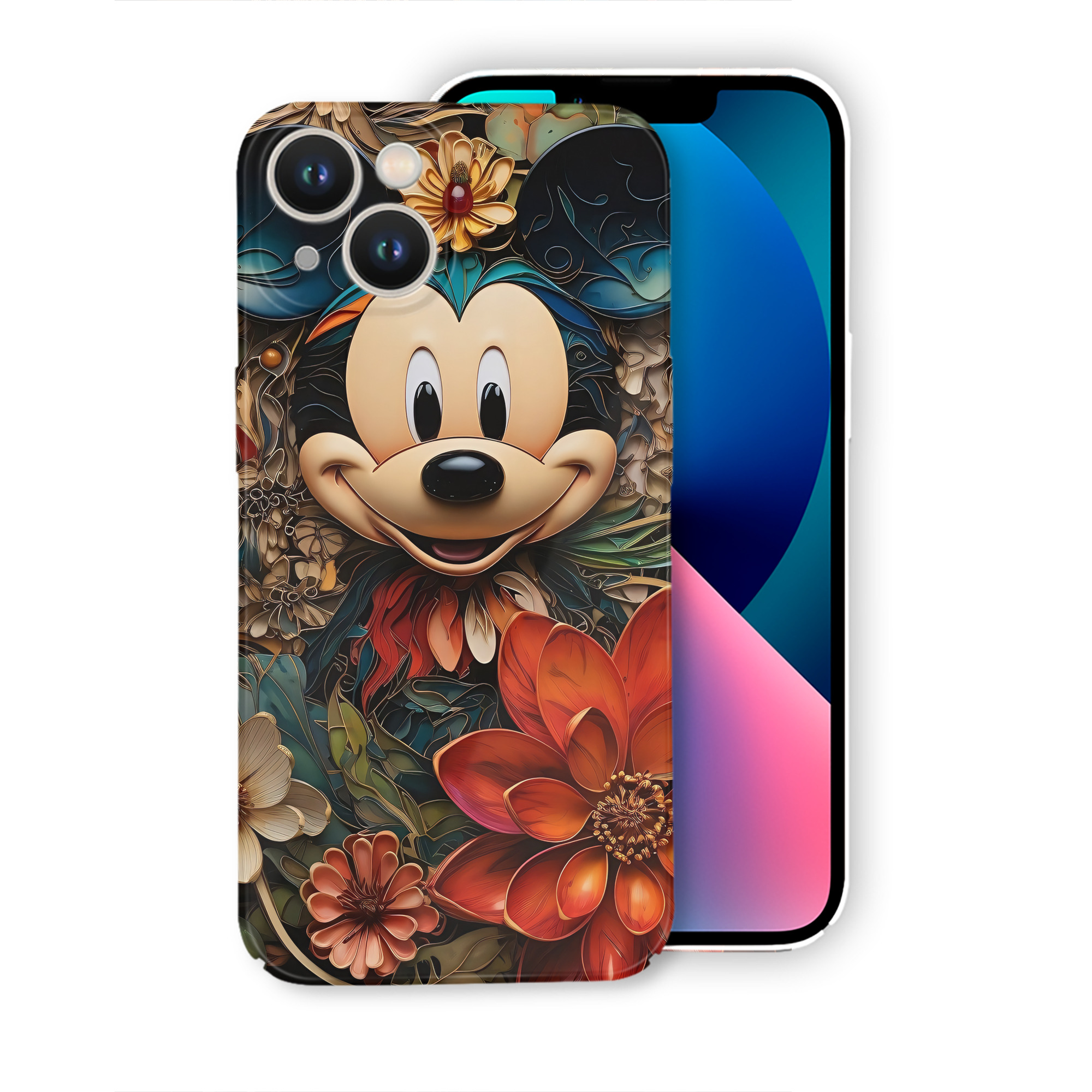 （画像用） ミッキーマウス Mickey Mouse 【iPhone 14シリーズ対応】ハードケース