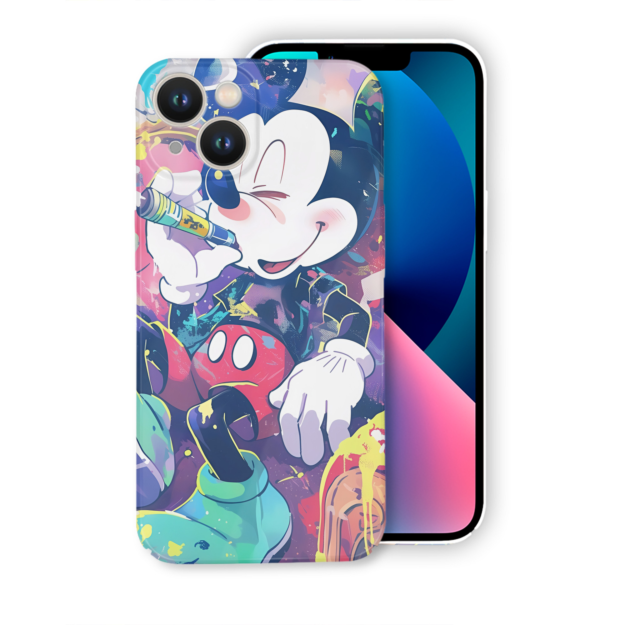 （画像用） ミッキーマウス Mickey Mouse 【iPhone 14シリーズ対応】ハードケース