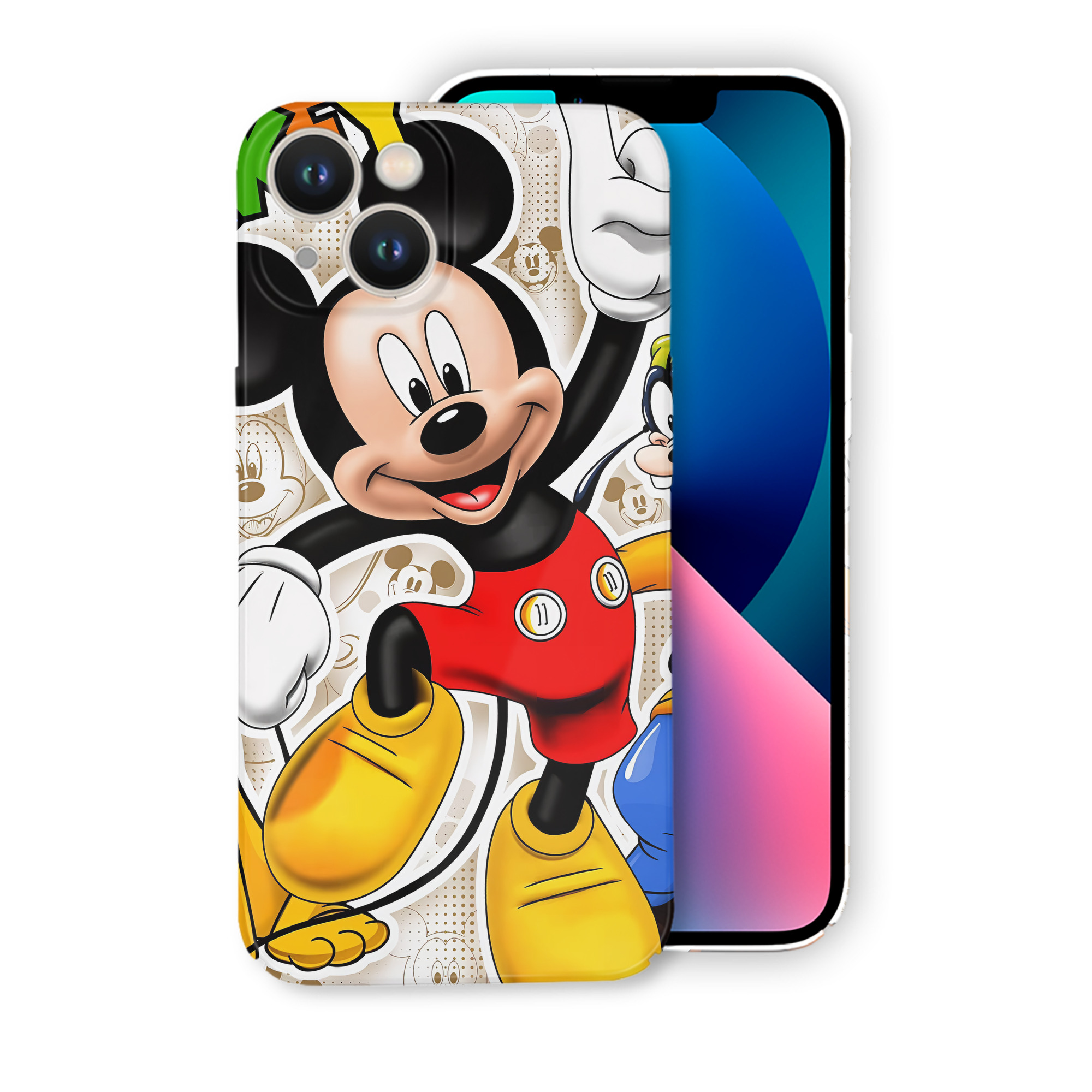 （画像用） ミッキーマウス Mickey Mouse 【iPhone 14シリーズ対応】ハードケース