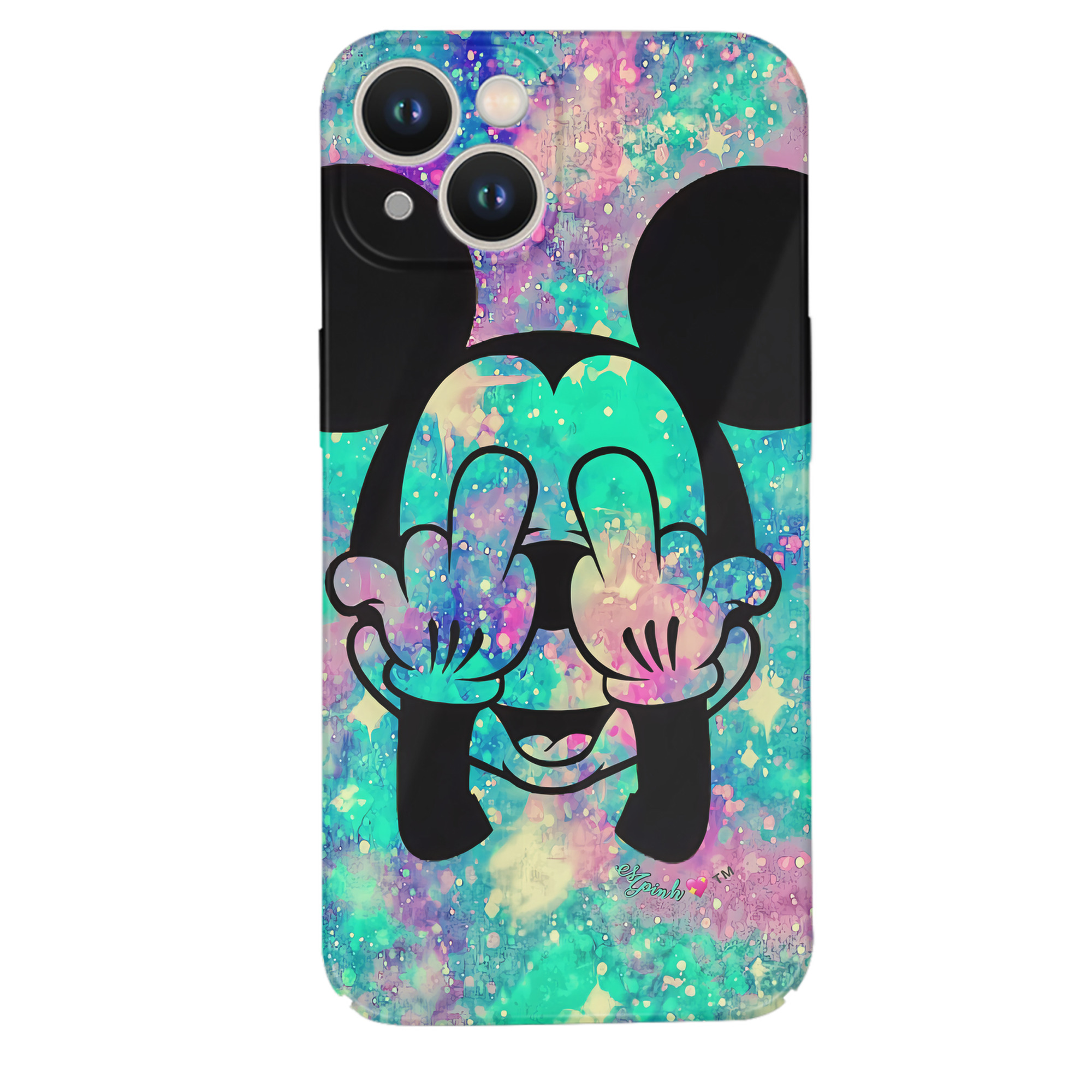 （画像用） ミッキーマウス Mickey Mouse 【iPhone 14シリーズ対応】ハードケース