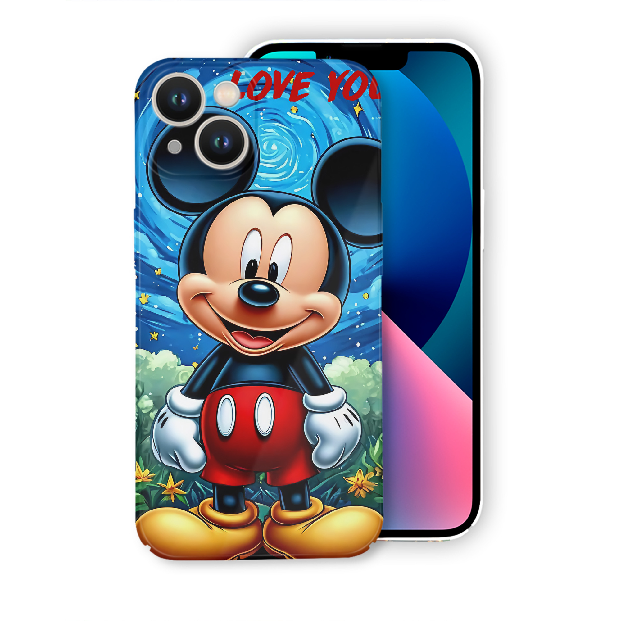 （画像用） ミッキーマウス Mickey Mouse 【iPhone 14シリーズ対応】ハードケース