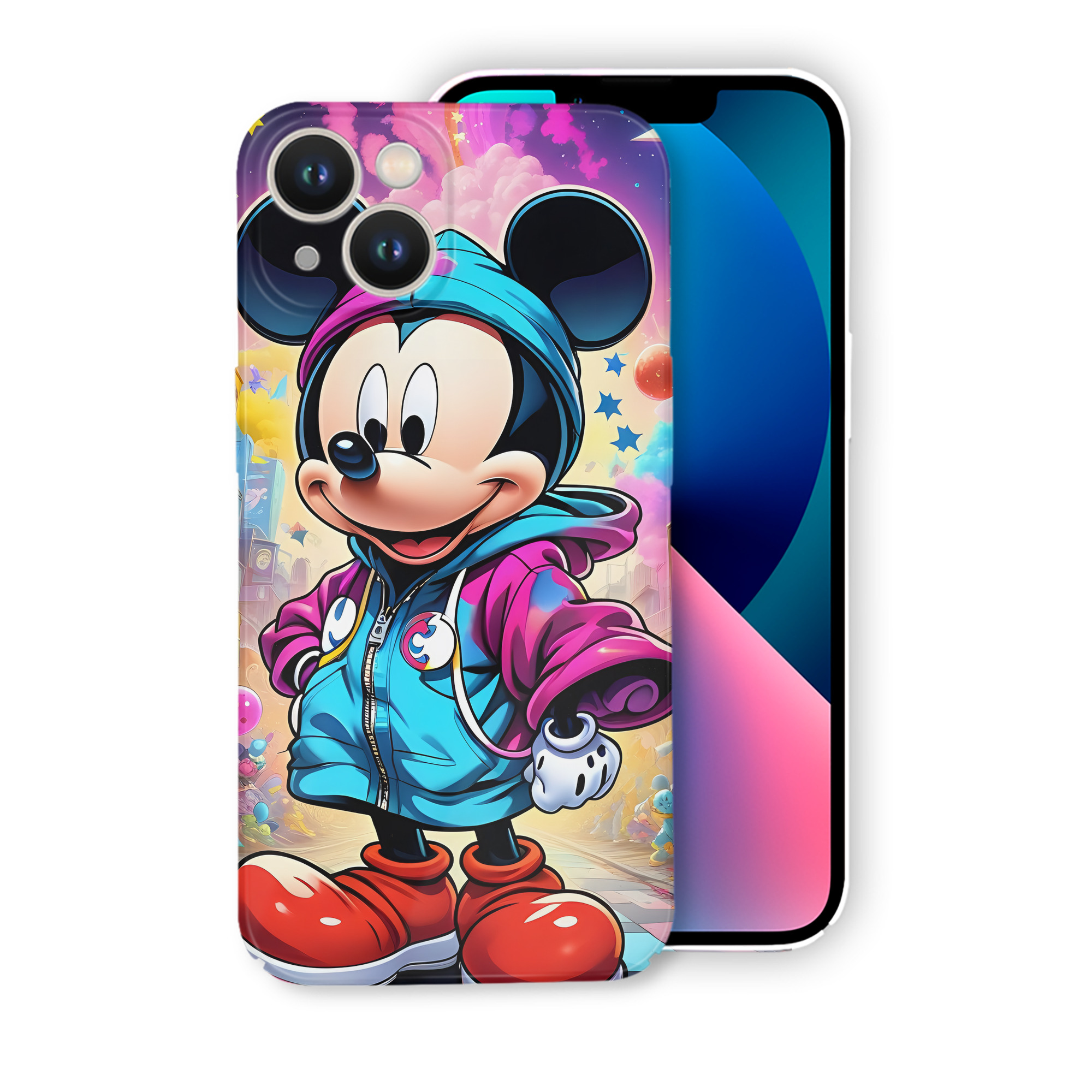（画像用） ミッキーマウス Mickey Mouse 【iPhone 14シリーズ対応】ハードケース