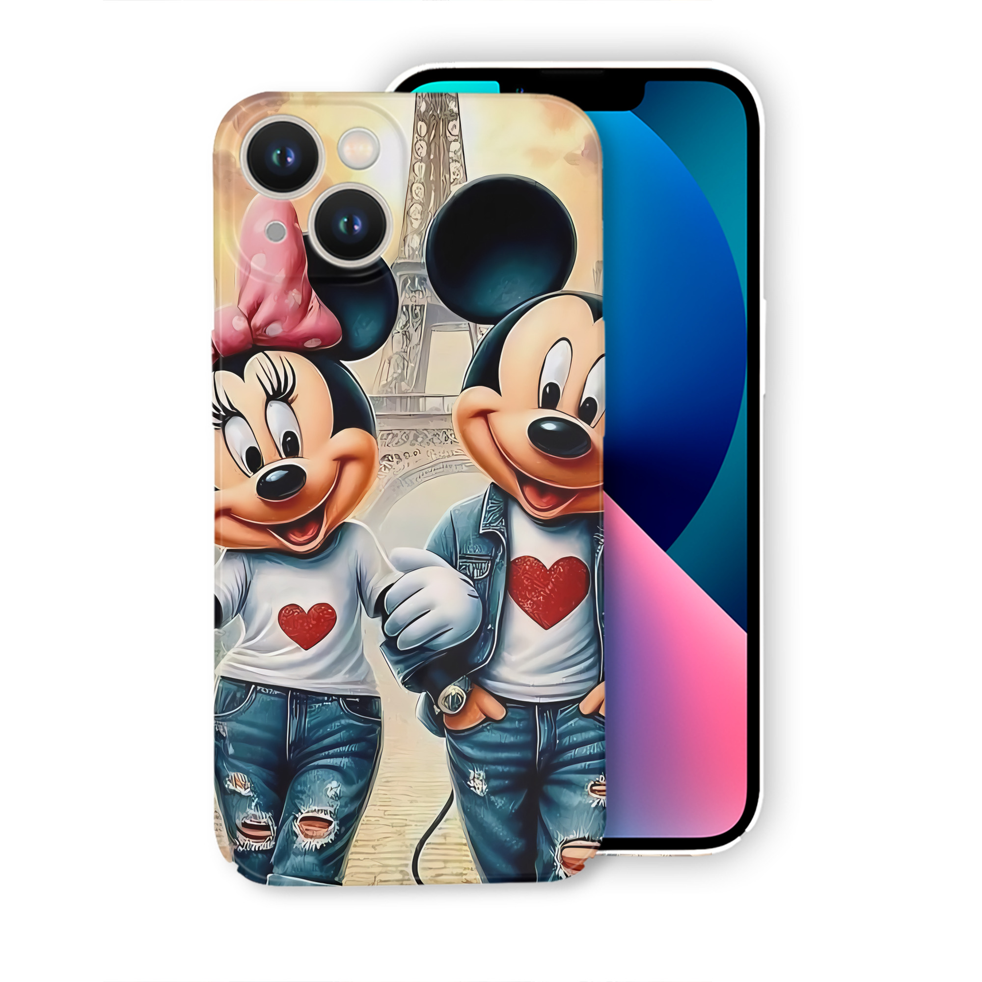 （画像用） ミッキーマウス Mickey Mouse 【iPhone 14シリーズ対応】ハードケース