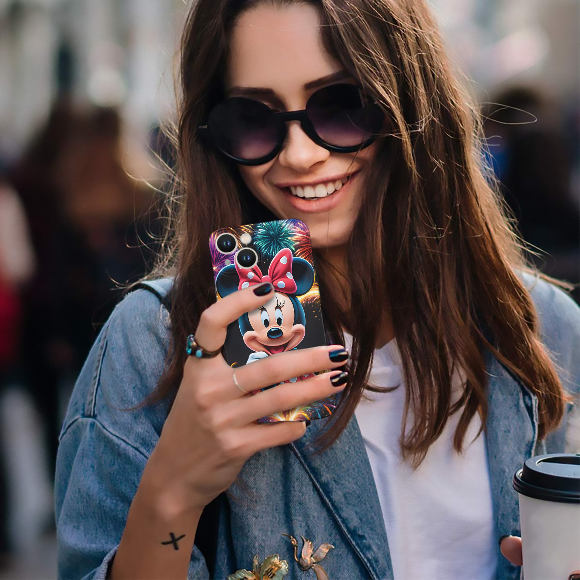 （画像用） ミッキーマウス Mickey Mouse 【iPhone 14シリーズ対応】ハードケース
