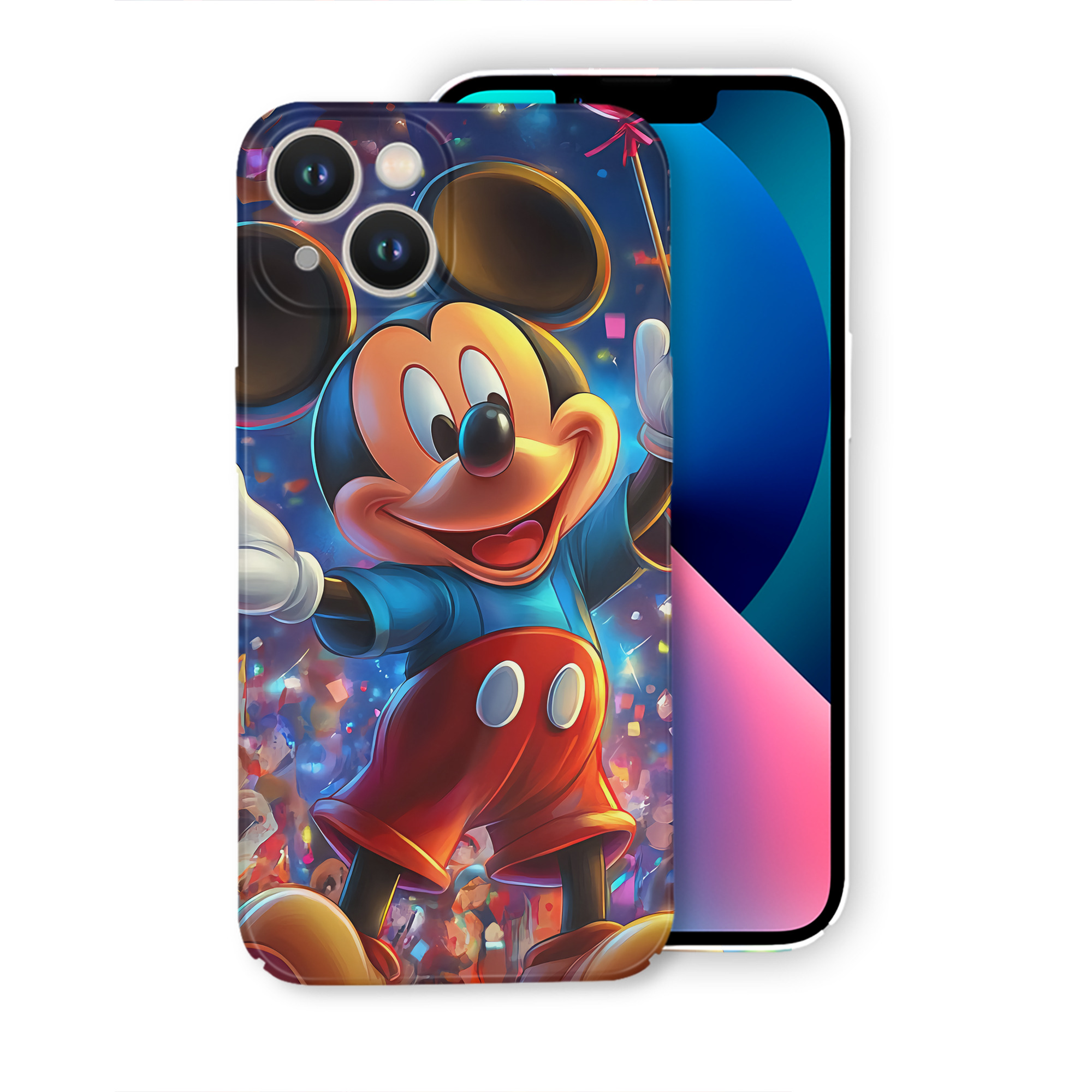 （画像用） ミッキーマウス Mickey Mouse 【iPhone 14シリーズ対応】ハードケース