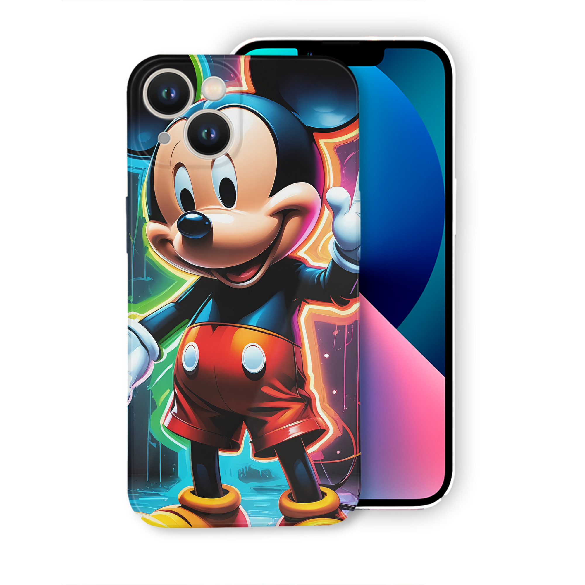 （画像用） ミッキーマウス Mickey Mouse 【iPhone 14シリーズ対応】ハードケース