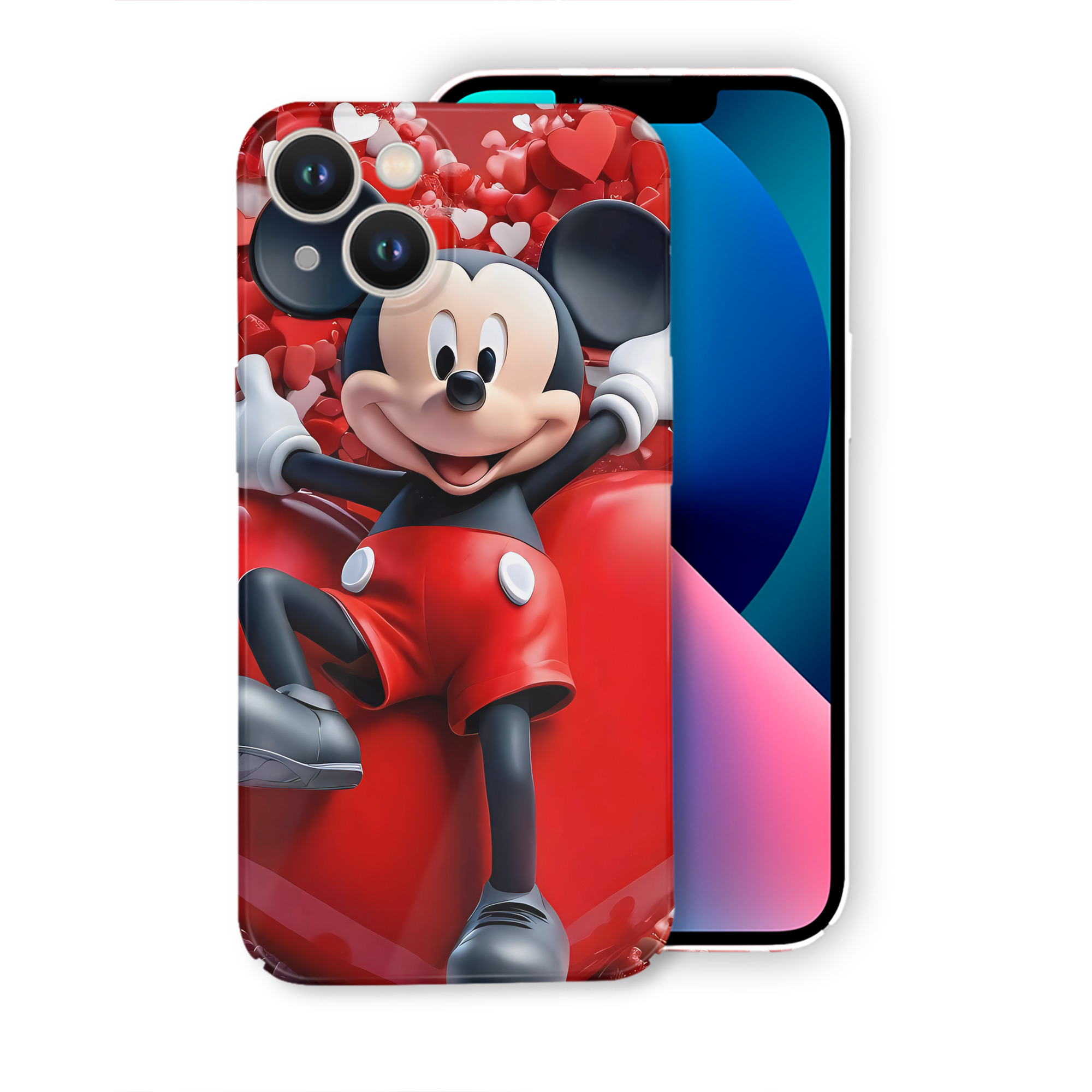 （画像用） ミッキーマウス Mickey Mouse 【iPhone 14シリーズ対応】ハードケース