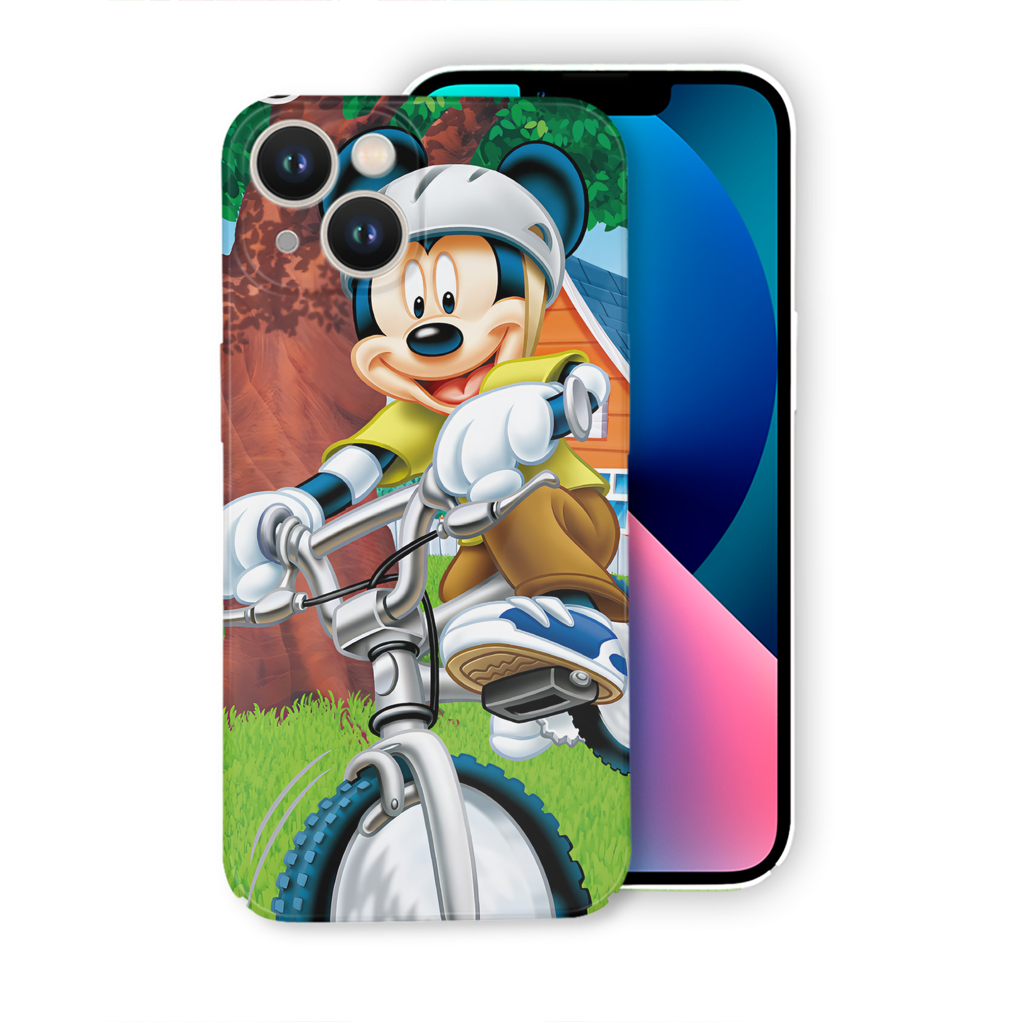 （画像用） ミッキーマウス Mickey Mouse 【iPhone 14シリーズ対応】ハードケース