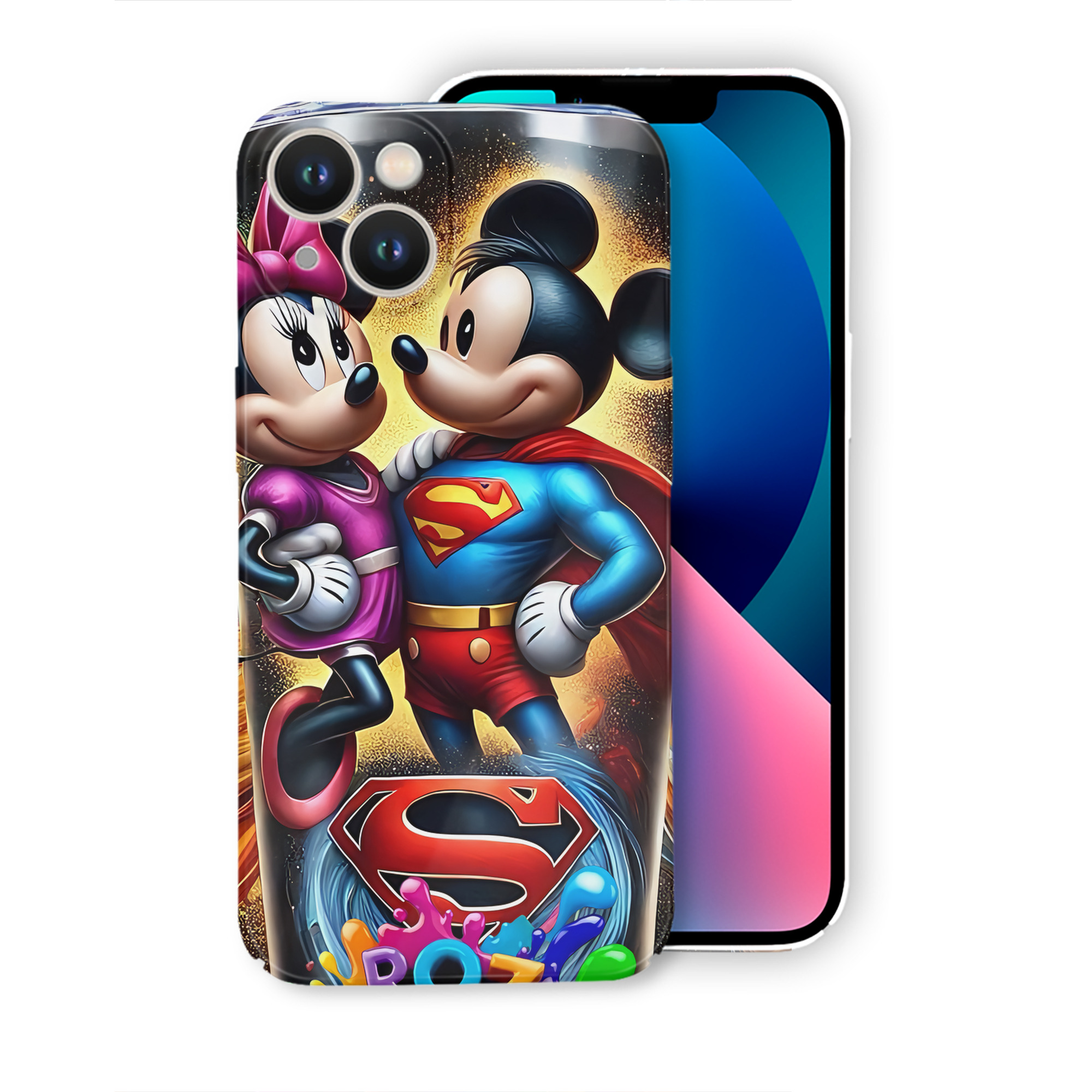 （画像用） ミッキーマウス Mickey Mouse 【iPhone 14シリーズ対応】ハードケース