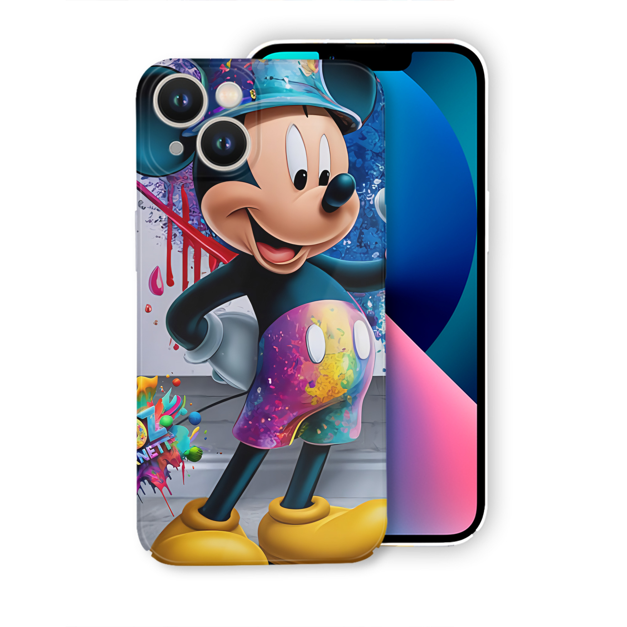 （画像用） ミッキーマウス Mickey Mouse 【iPhone 14シリーズ対応】ハードケース