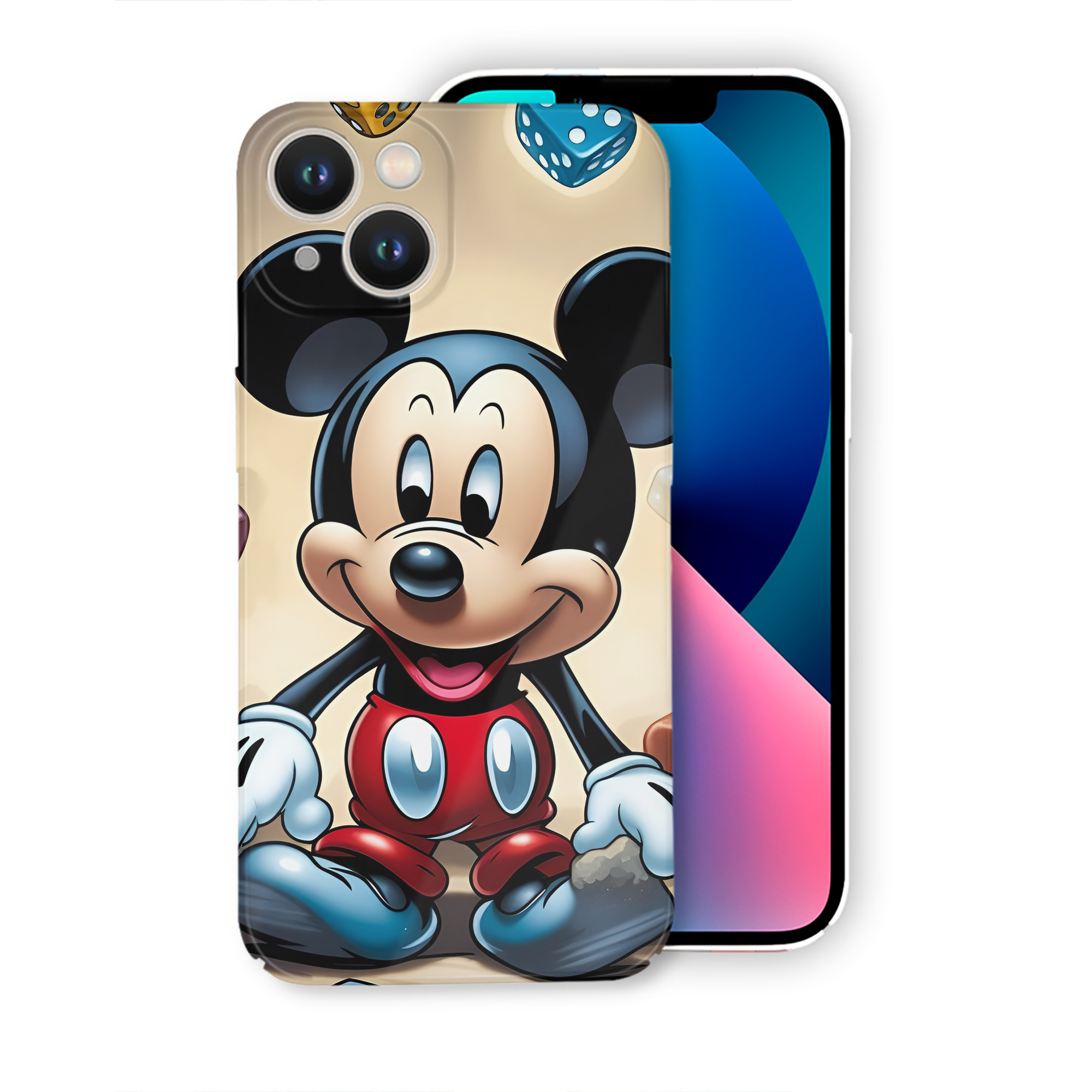（画像用） ミッキーマウス Mickey Mouse 【iPhone 14シリーズ対応】ハードケース
