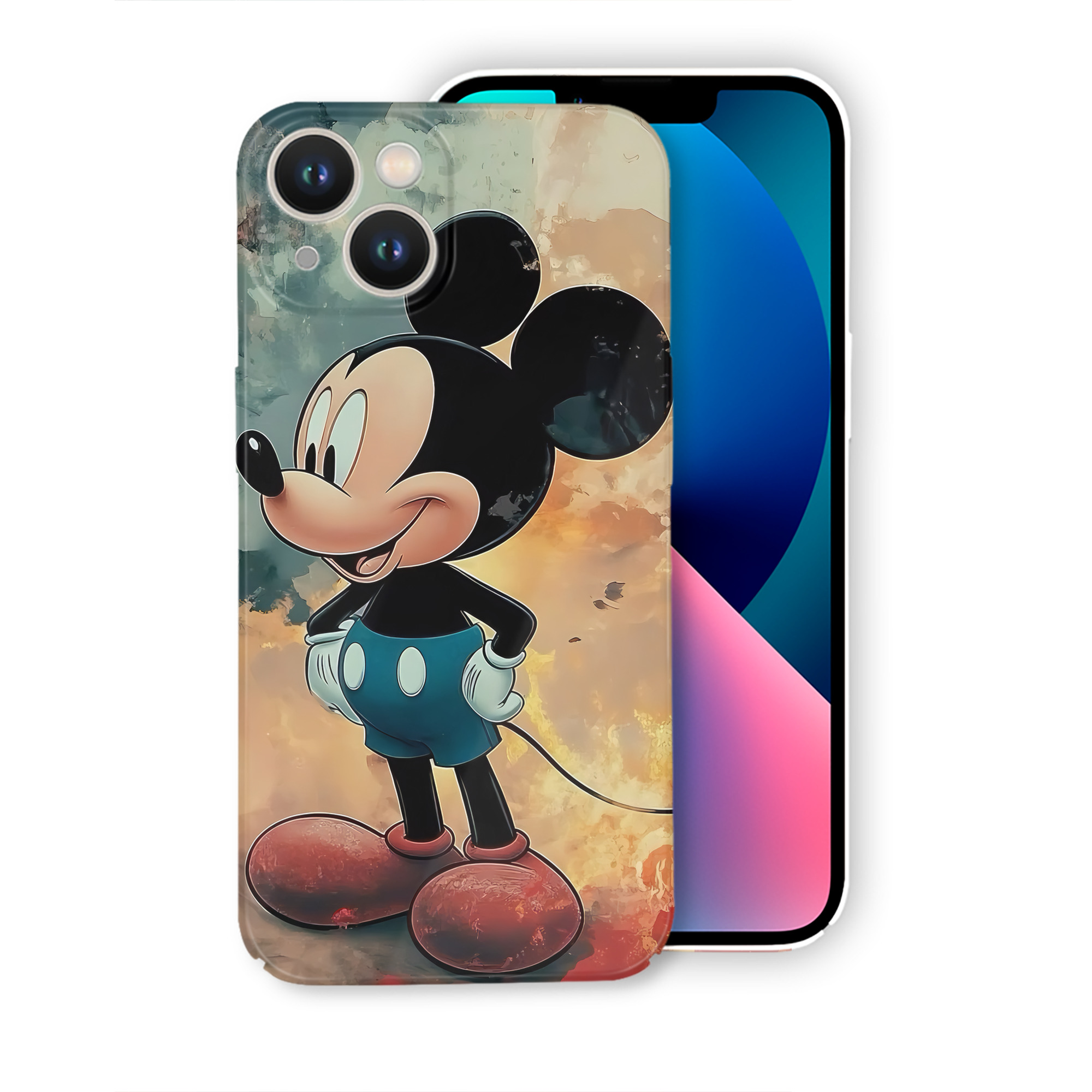 （画像用） ミッキーマウス Mickey Mouse 【iPhone 14シリーズ対応】ハードケース