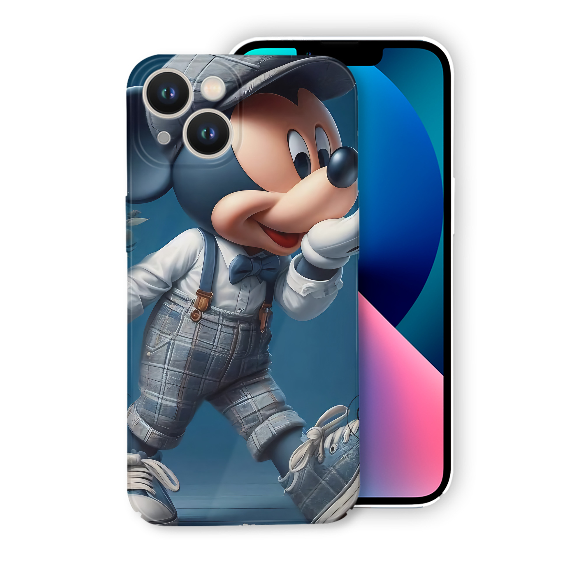 （画像用） ミッキーマウス Mickey Mouse 【iPhone 14シリーズ対応】ハードケース