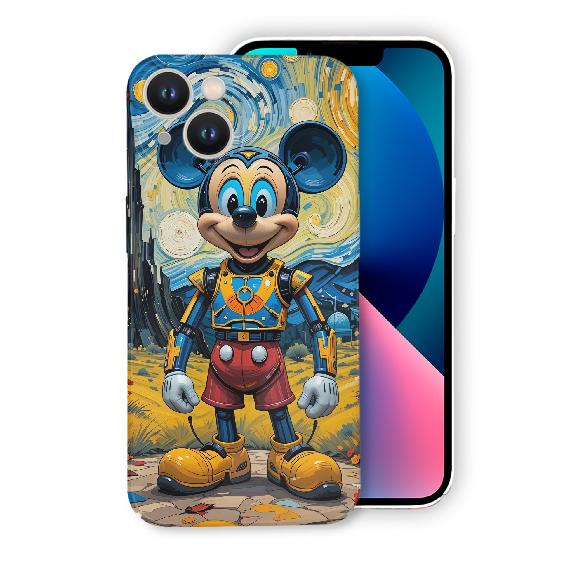 （画像用） ミッキーマウス Mickey Mouse 【iPhone 14シリーズ対応】ハードケース
