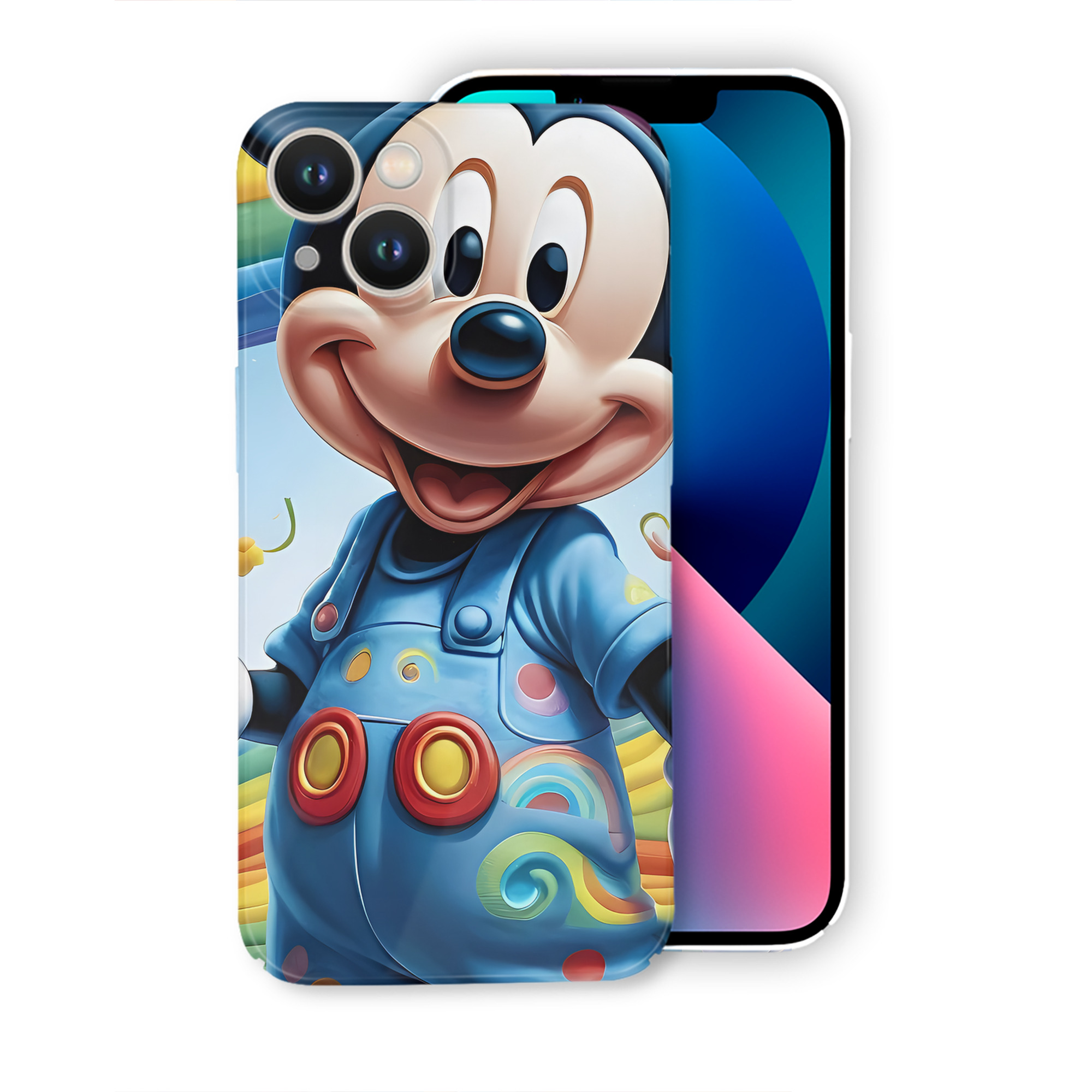 （画像用） ミッキーマウス Mickey Mouse 【iPhone 14シリーズ対応】ハードケース