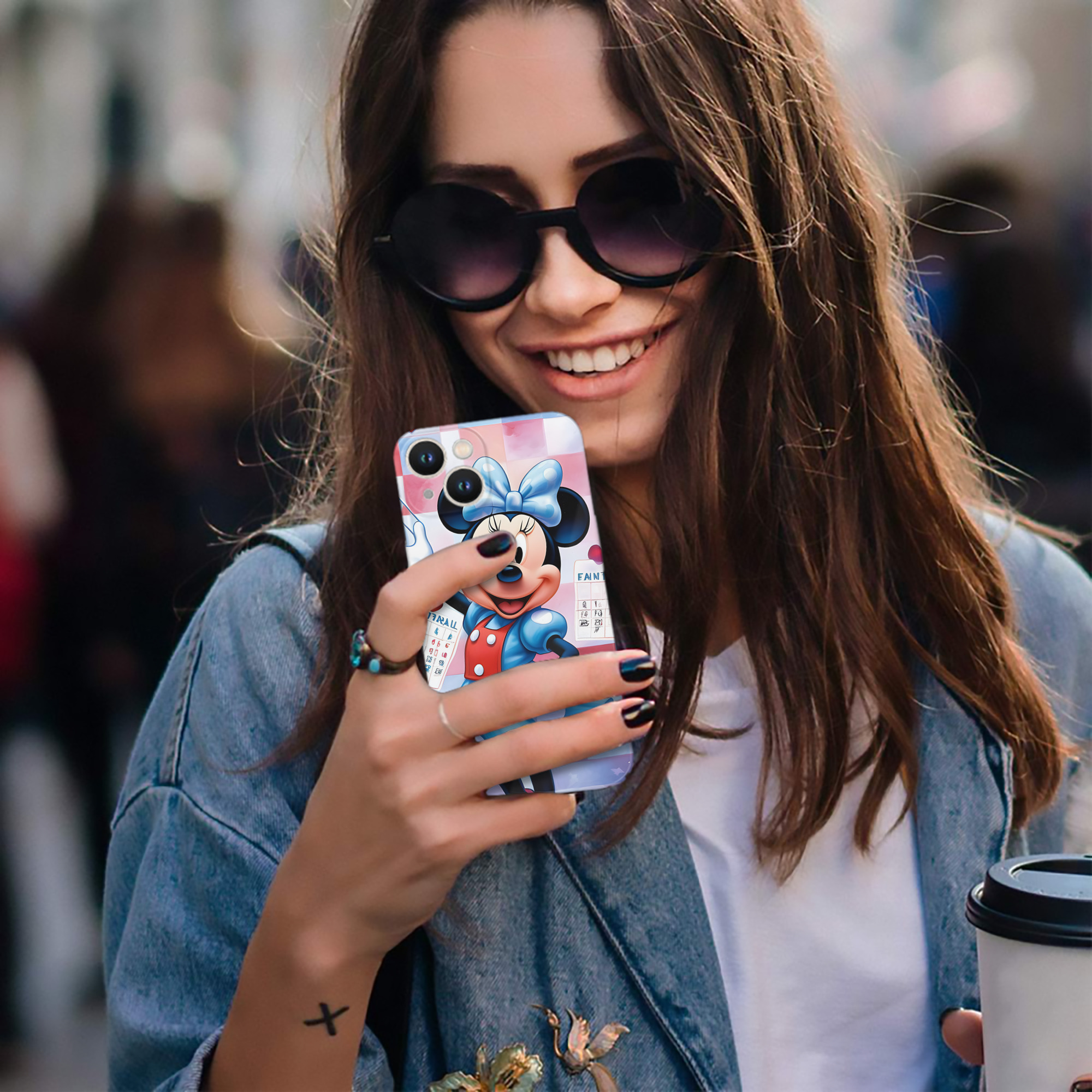 （画像用） ミッキーマウス Mickey Mouse 【iPhone 14シリーズ対応】ハードケース