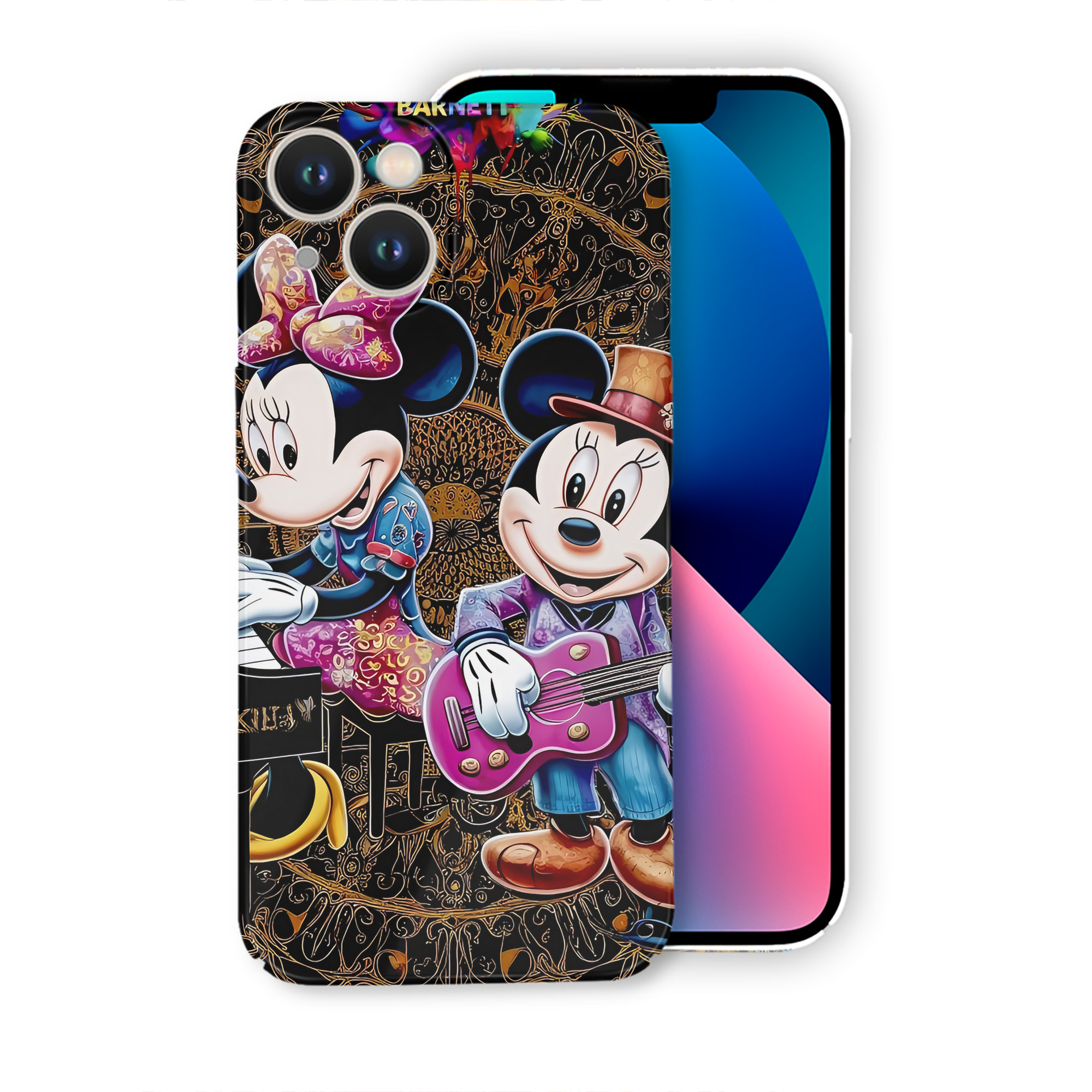 （画像用） ミッキーマウス Mickey Mouse 【iPhone 14シリーズ対応】ハードケース