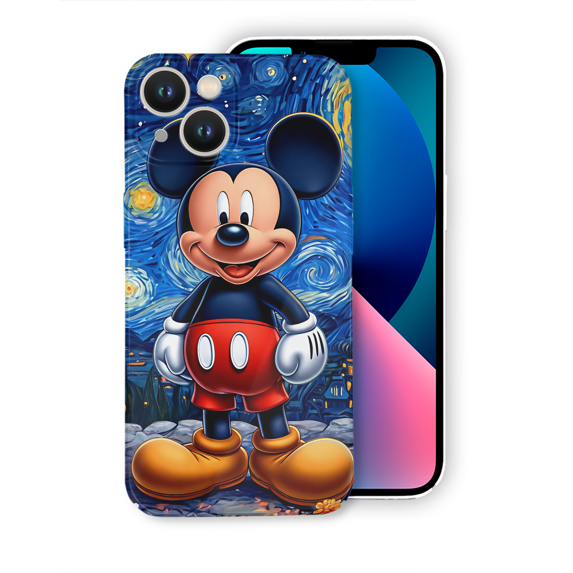 （画像用） ミッキーマウス Mickey Mouse 【iPhone 14シリーズ対応】ハードケース