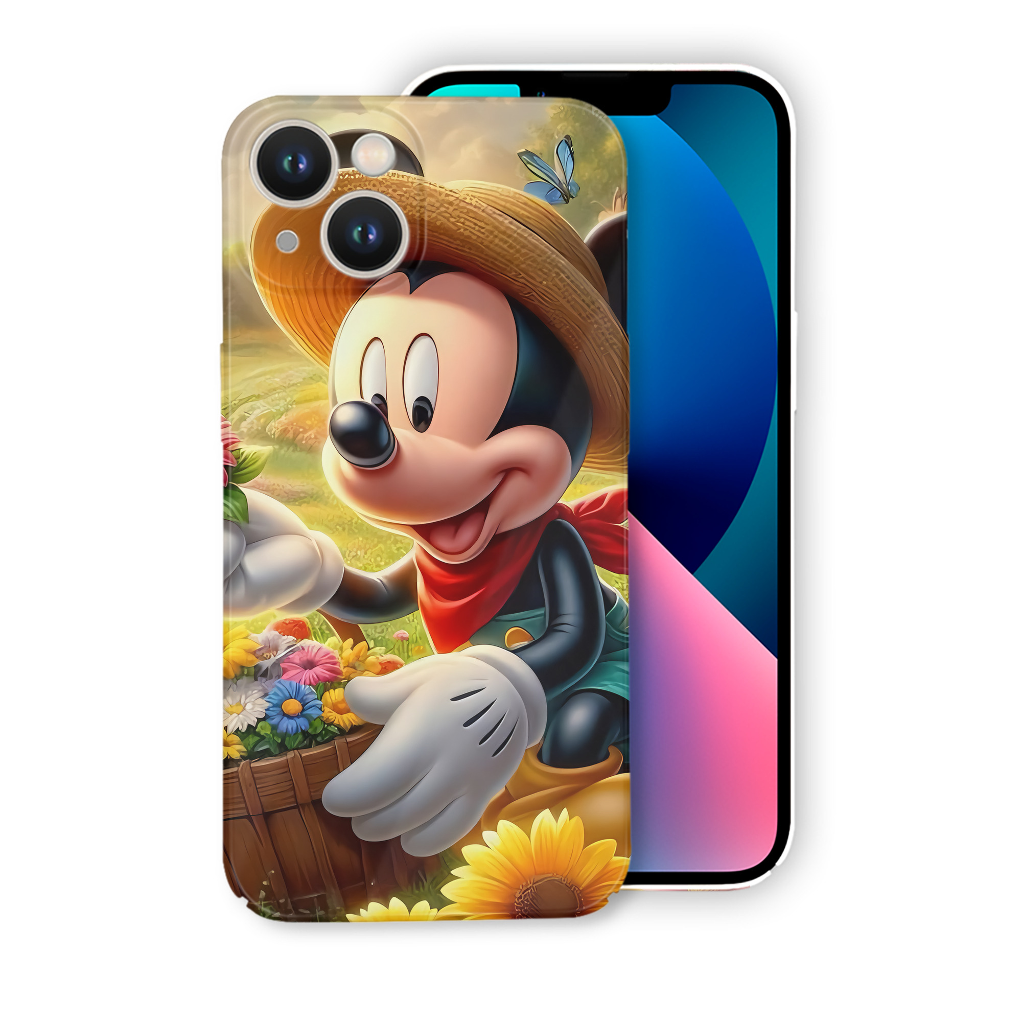 （画像用） ミッキーマウス Mickey Mouse 【iPhone 14シリーズ対応】ハードケース