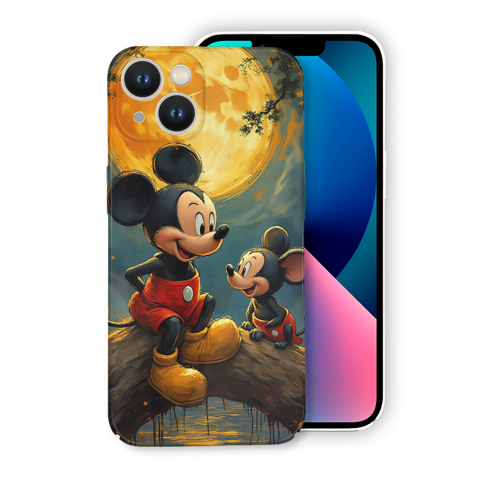（画像用） ミッキーマウス Mickey Mouse 【iPhone 14シリーズ対応】ハードケース