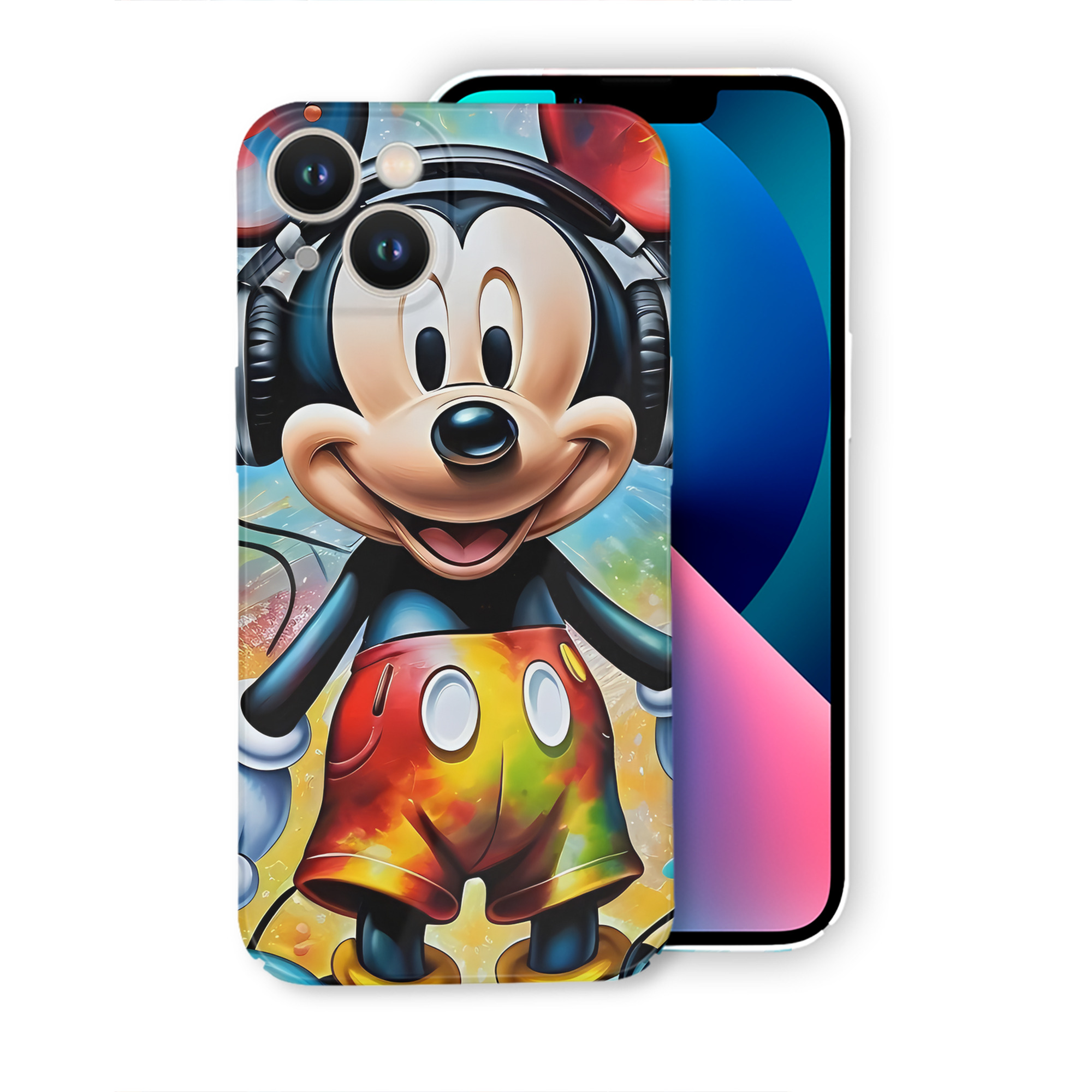 （画像用） ミッキーマウス Mickey Mouse 【iPhone 14シリーズ対応】ハードケース