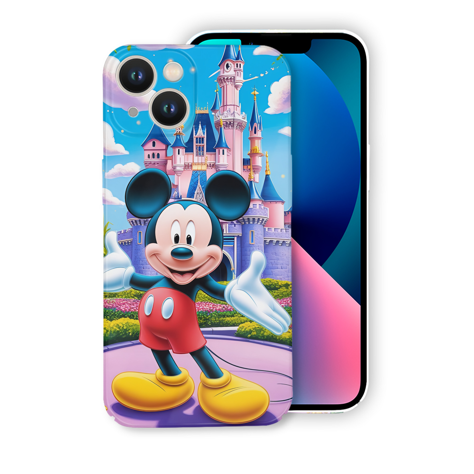 （画像用） ミッキーマウス Mickey Mouse 【iPhone 14シリーズ対応】ハードケース