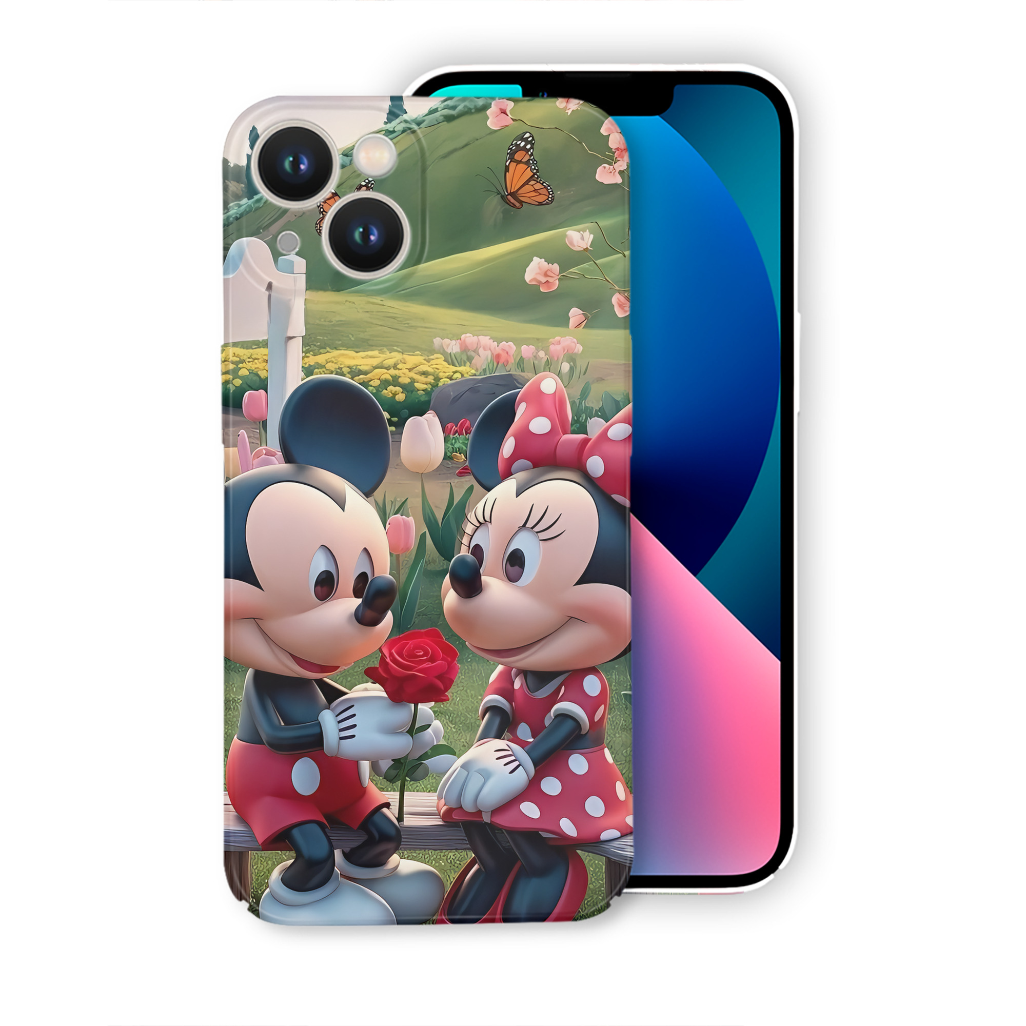 （画像用） ミッキーマウス Mickey Mouse 【iPhone 14シリーズ対応】ハードケース