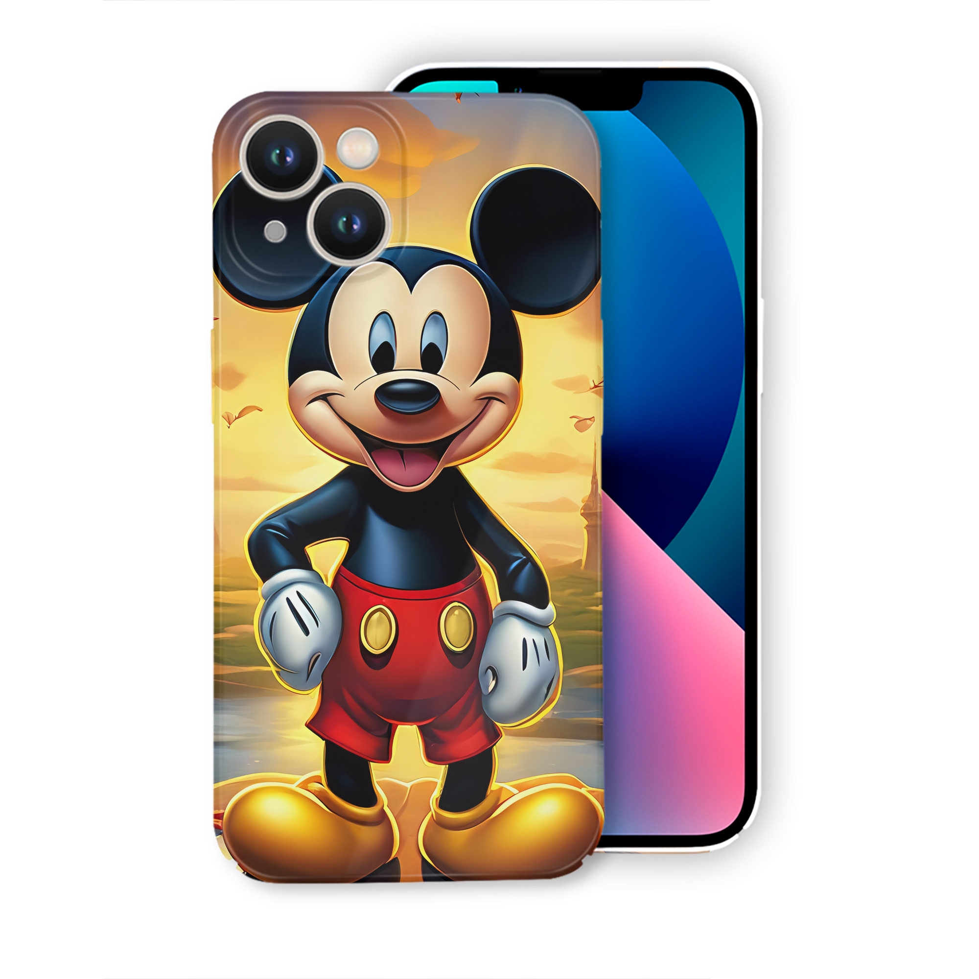（画像用） ミッキーマウス Mickey Mouse 【iPhone 14シリーズ対応】ハードケース