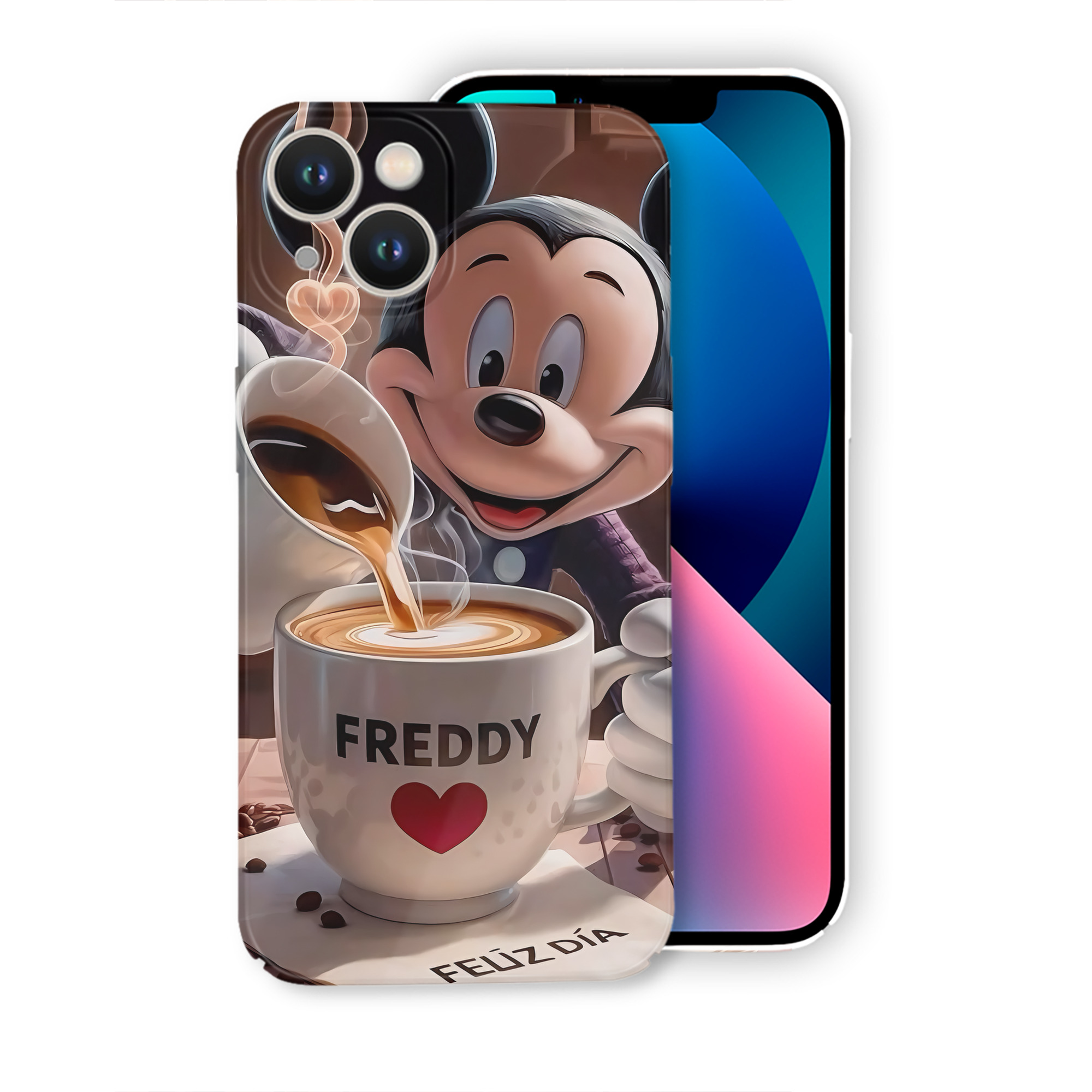（画像用） ミッキーマウス Mickey Mouse 【iPhone 14シリーズ対応】ハードケース
