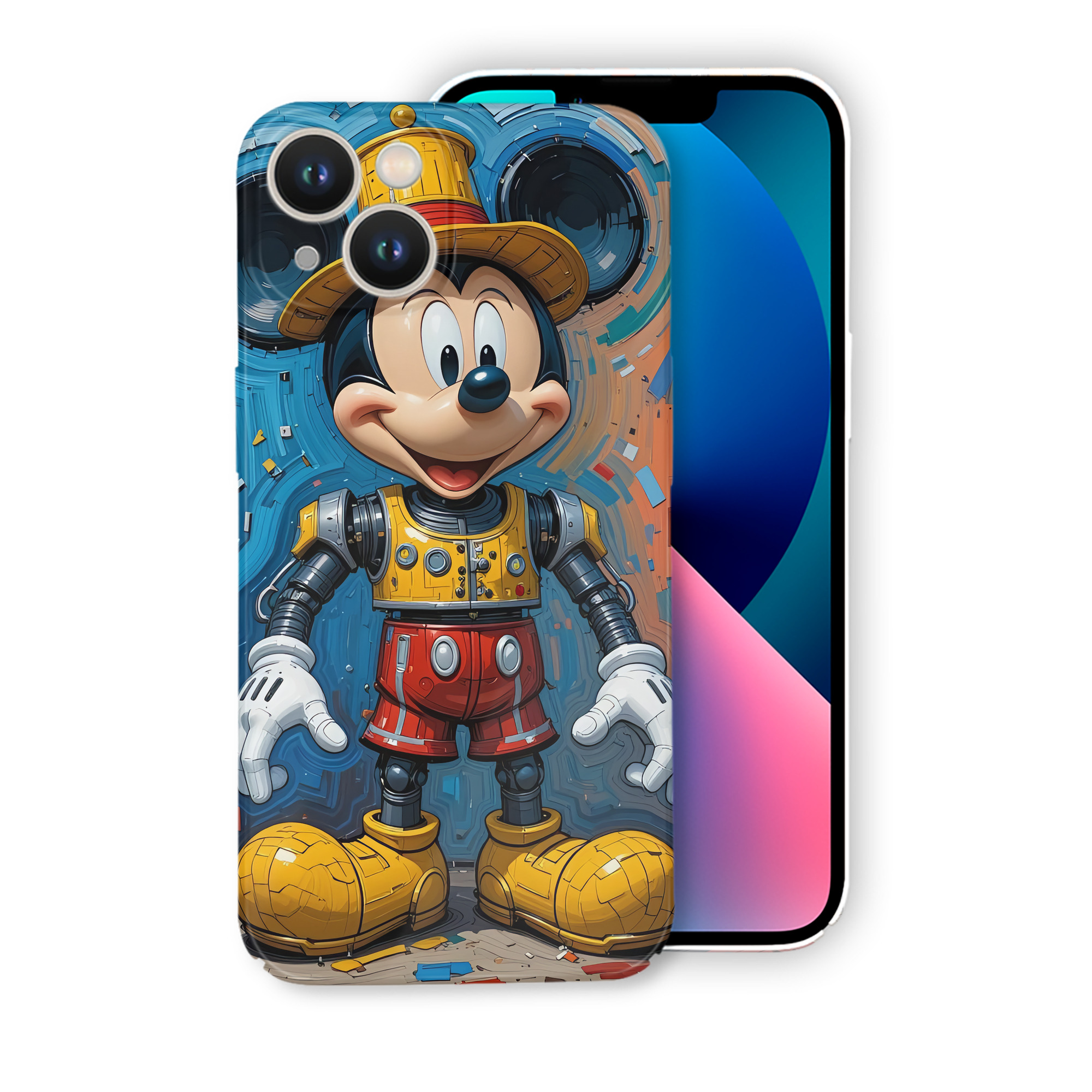 （画像用） ミッキーマウス Mickey Mouse 【iPhone 14シリーズ対応】ハードケース