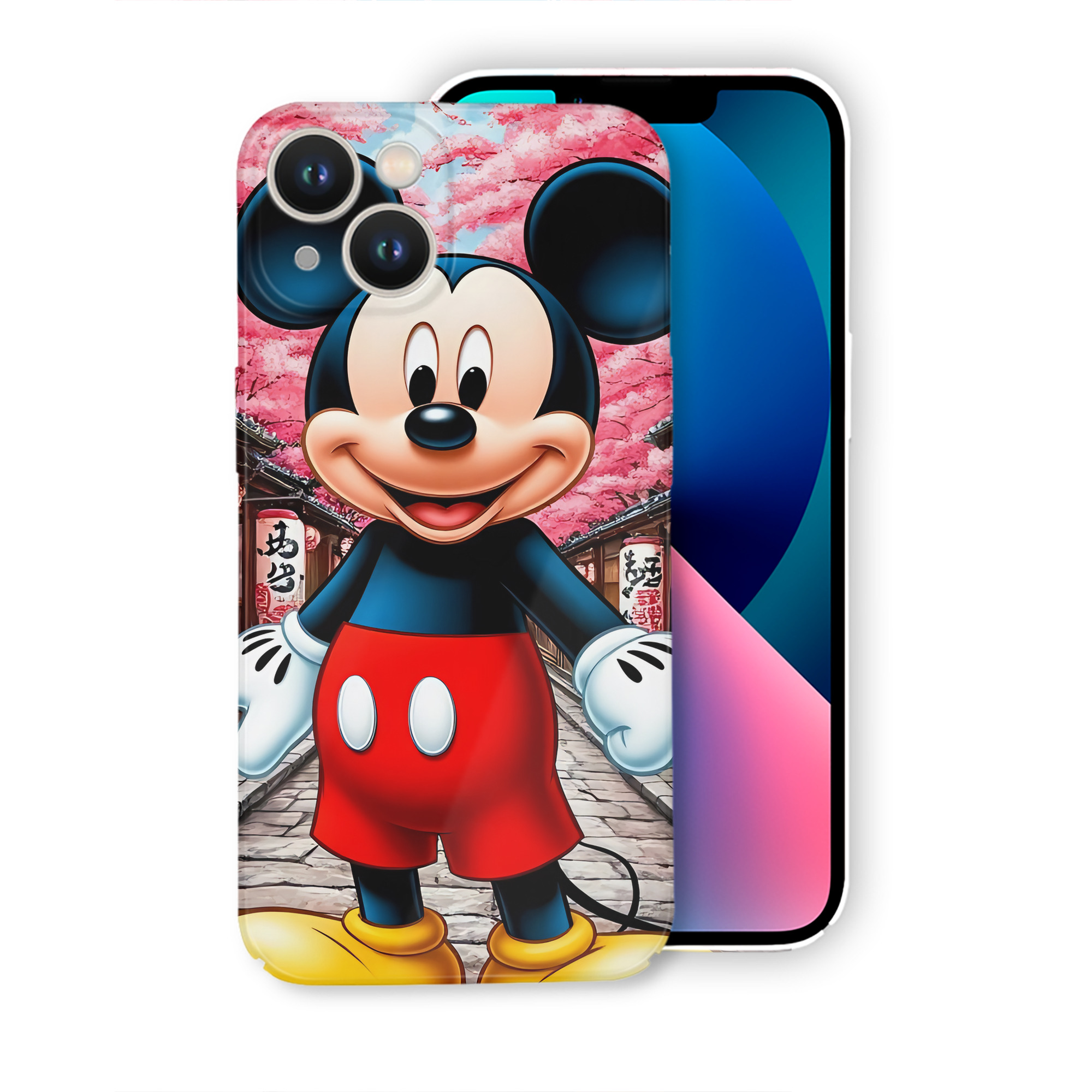 （画像用） ミッキーマウス Mickey Mouse 【iPhone 14シリーズ対応】ハードケース