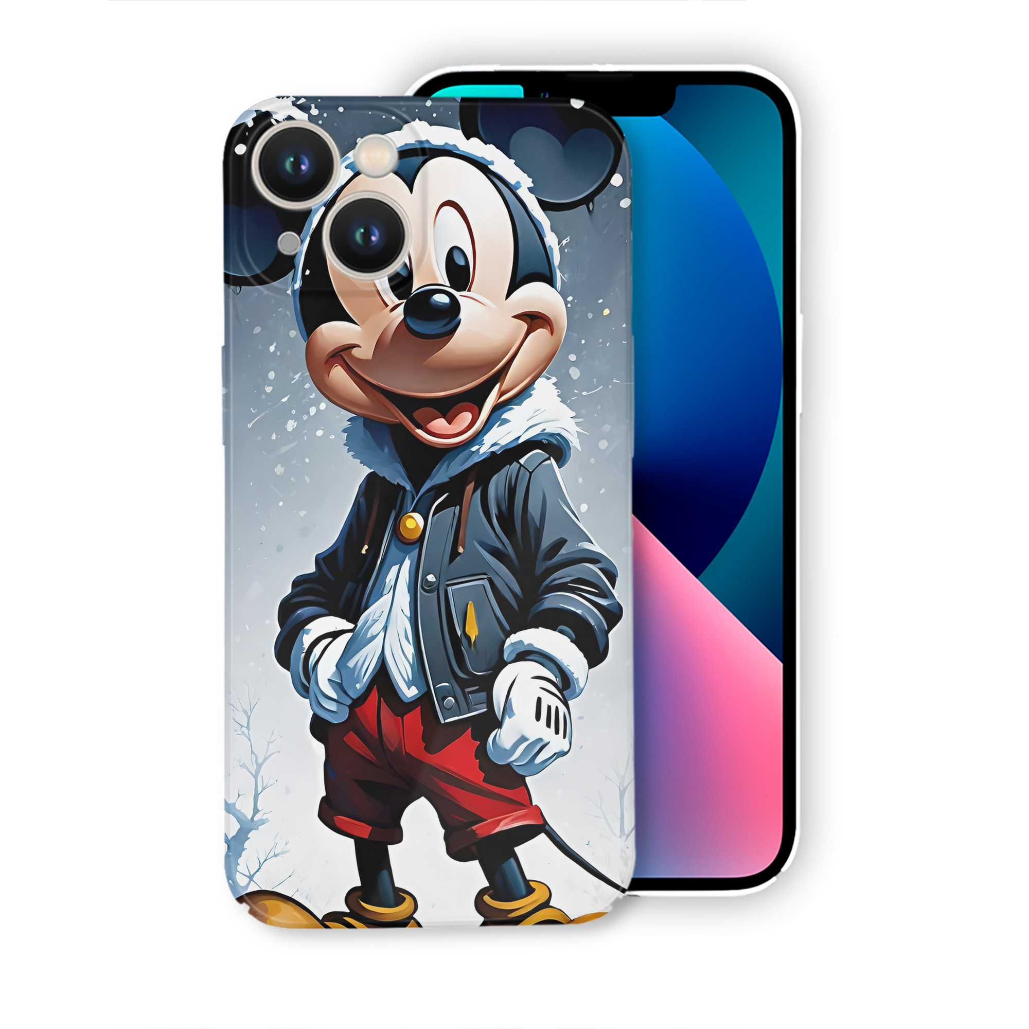 （画像用） ミッキーマウス Mickey Mouse 【iPhone 14シリーズ対応】ハードケース