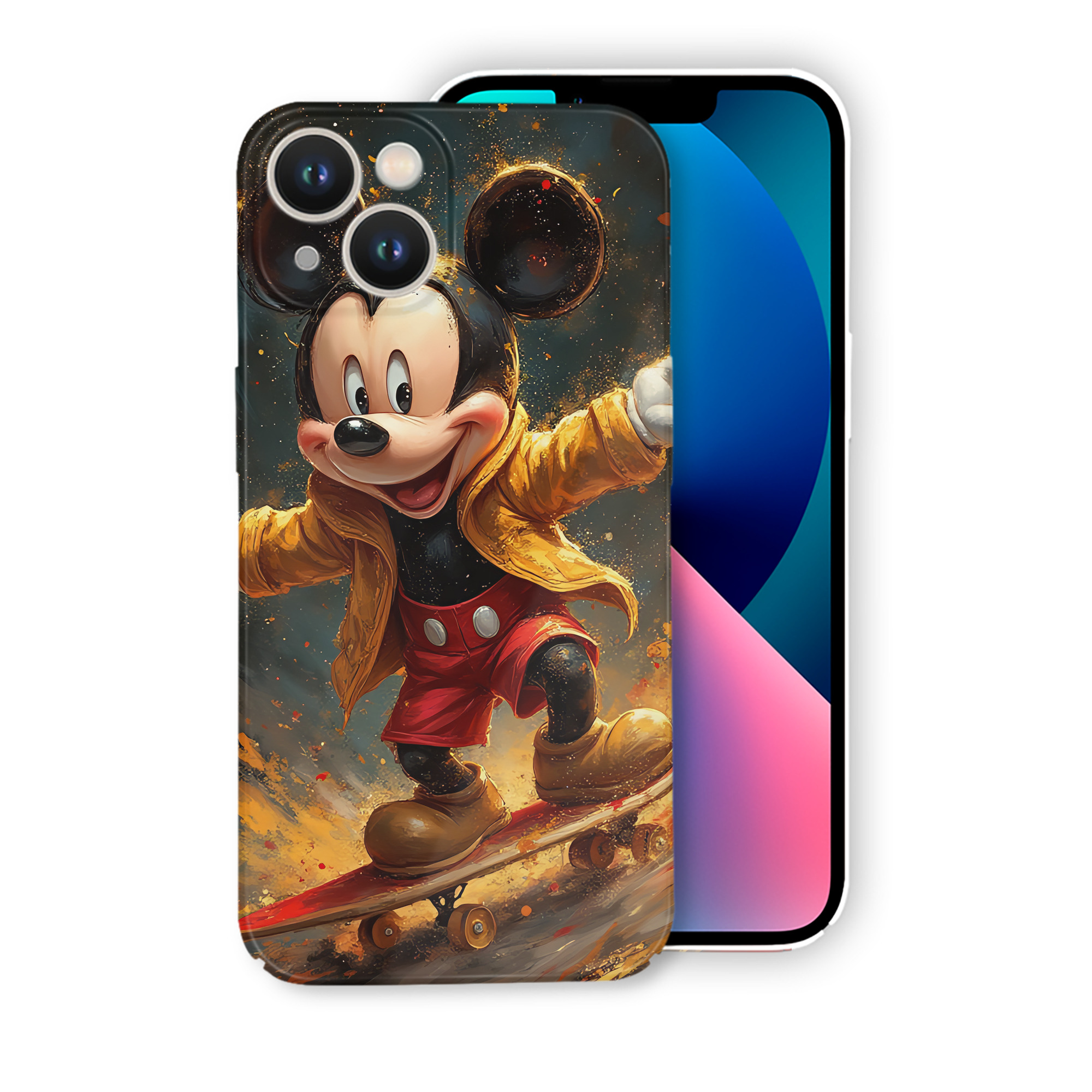 （画像用） ミッキーマウス Mickey Mouse 【iPhone 14シリーズ対応】ハードケース