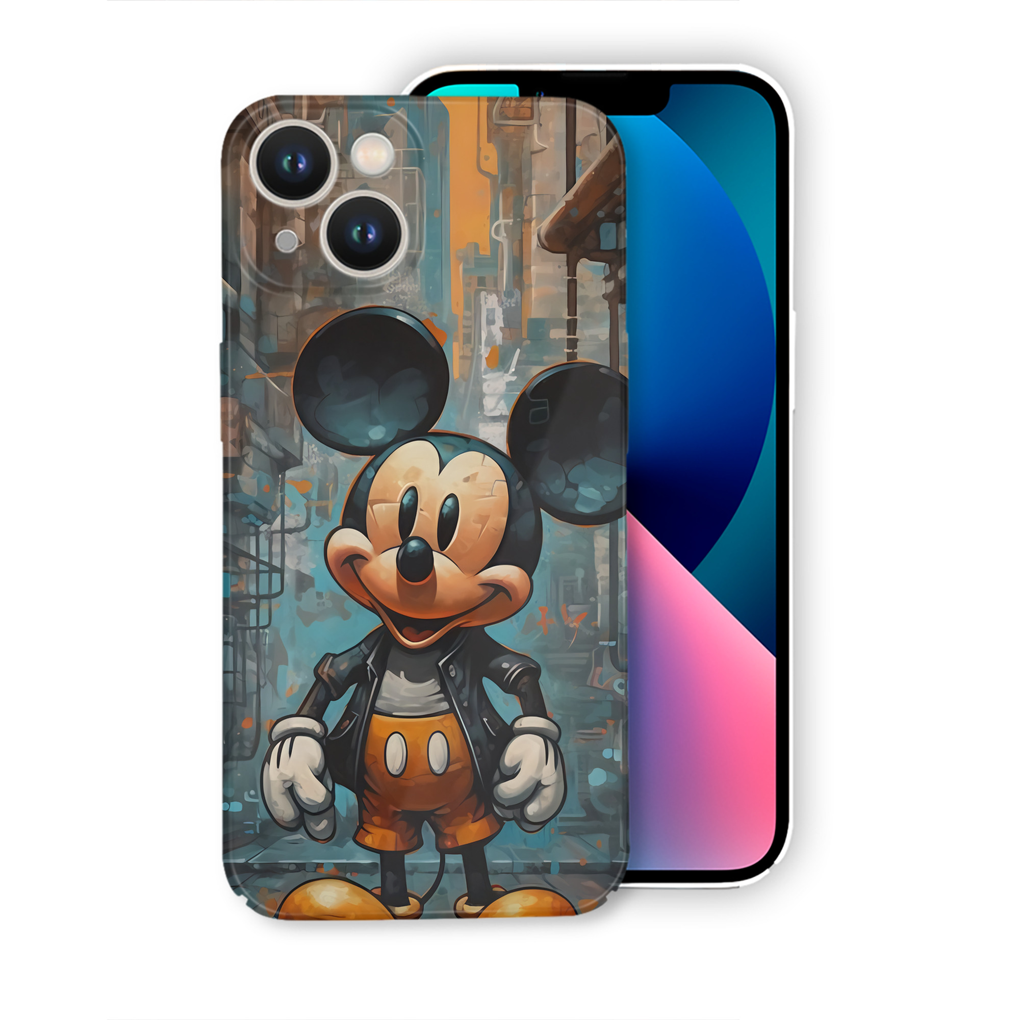 （画像用） ミッキーマウス Mickey Mouse 【iPhone 14シリーズ対応】ハードケース
