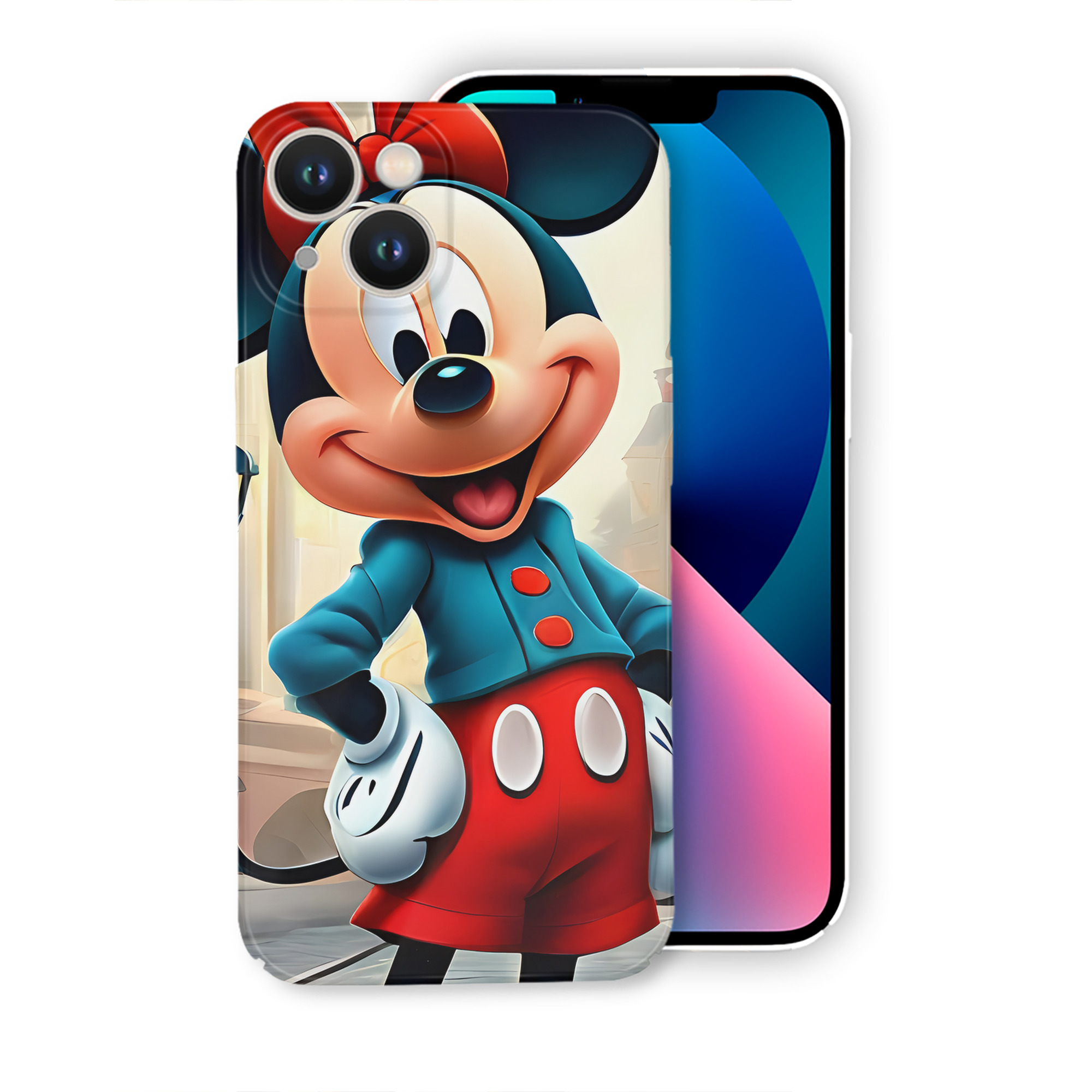 （画像用） ミッキーマウス Mickey Mouse 【iPhone 14シリーズ対応】ハードケース