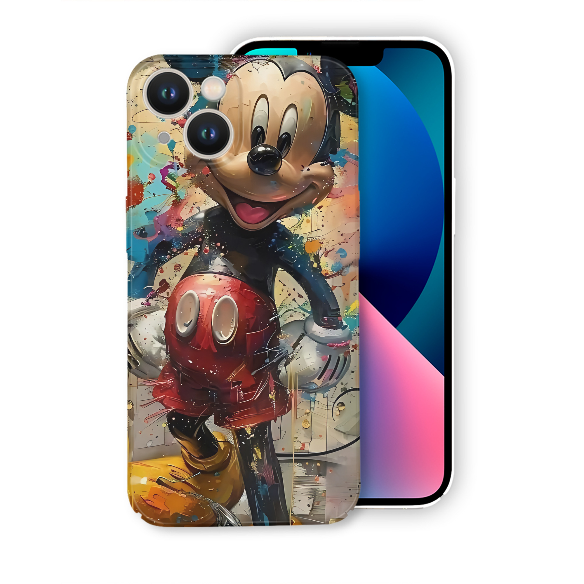 （画像用） ミッキーマウス Mickey Mouse 【iPhone 14シリーズ対応】ハードケース