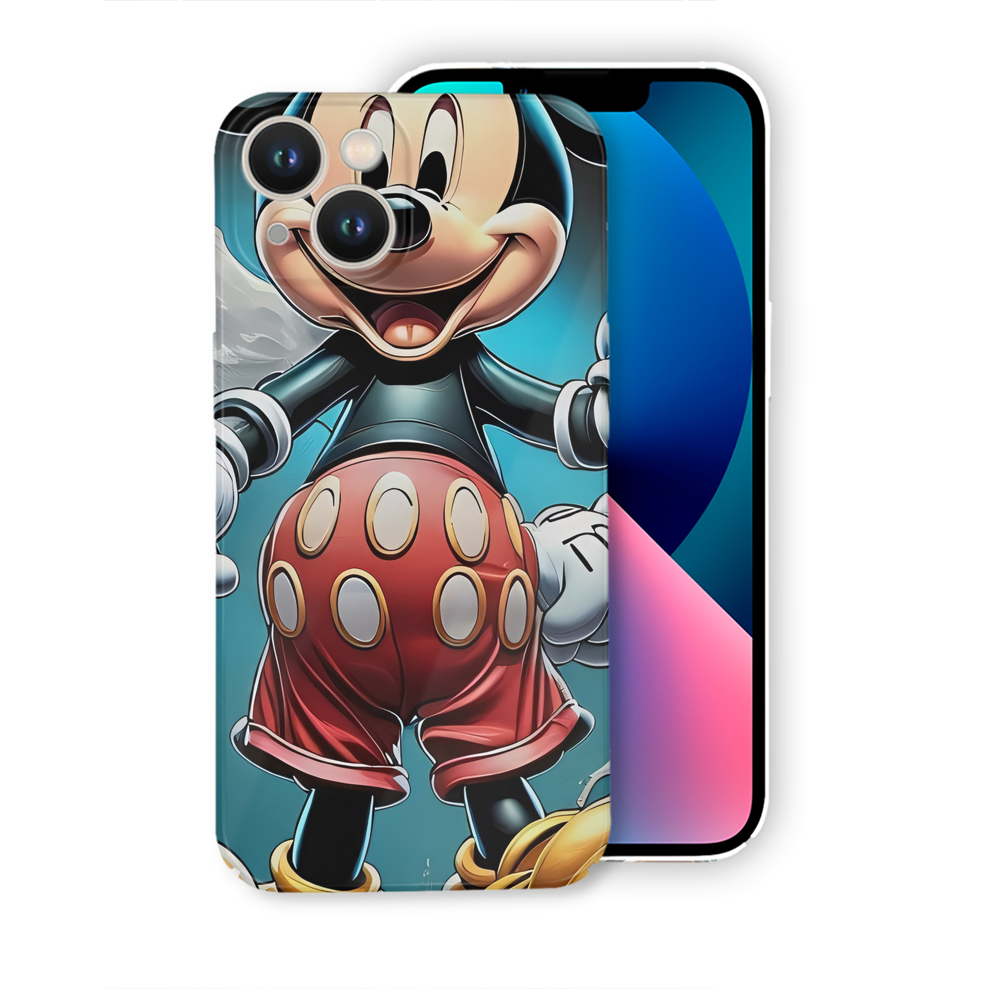 （画像用） ミッキーマウス Mickey Mouse 【iPhone 14シリーズ対応】ハードケース